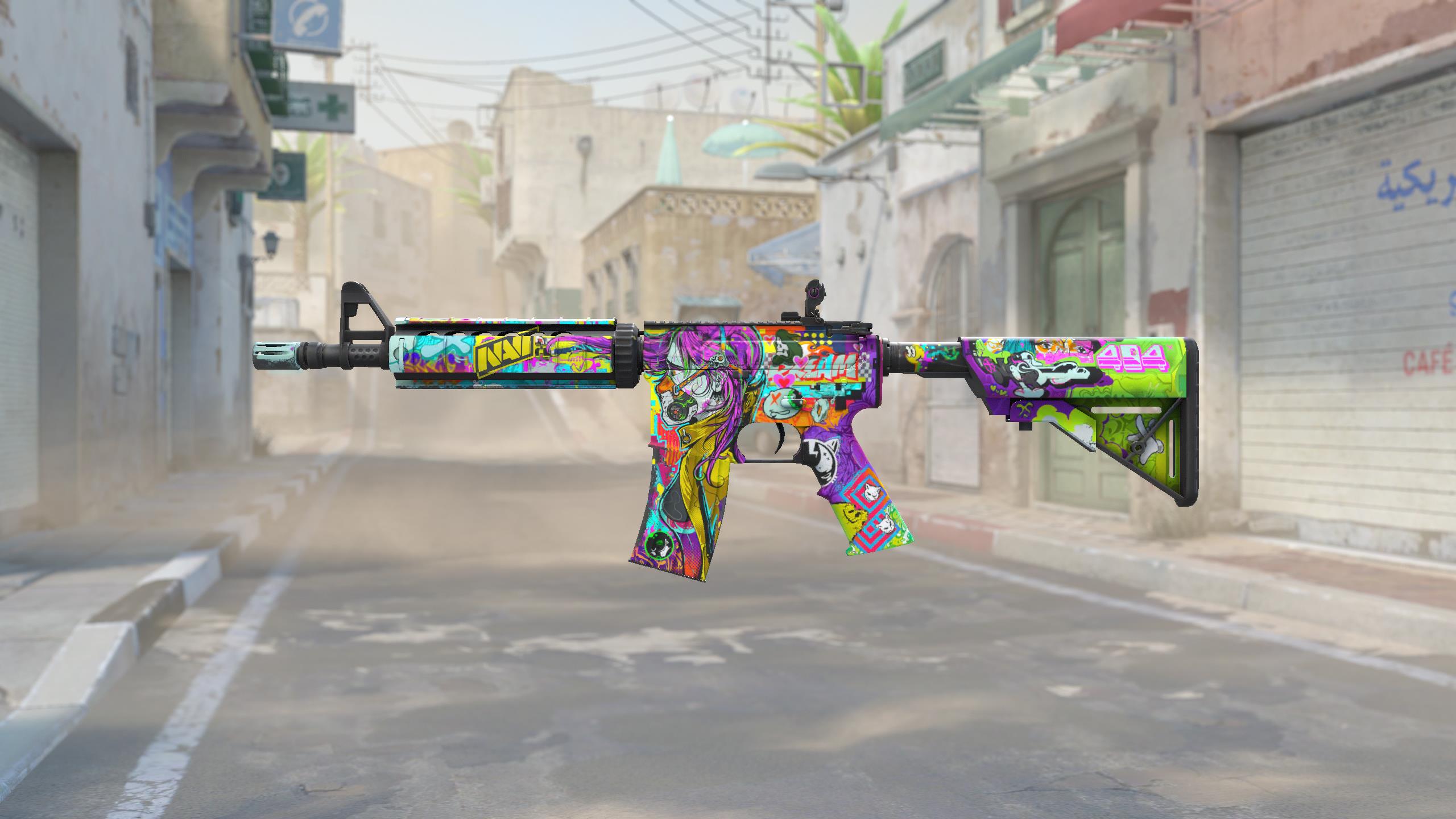 M4A4 | 活色生香 (略有磨损)