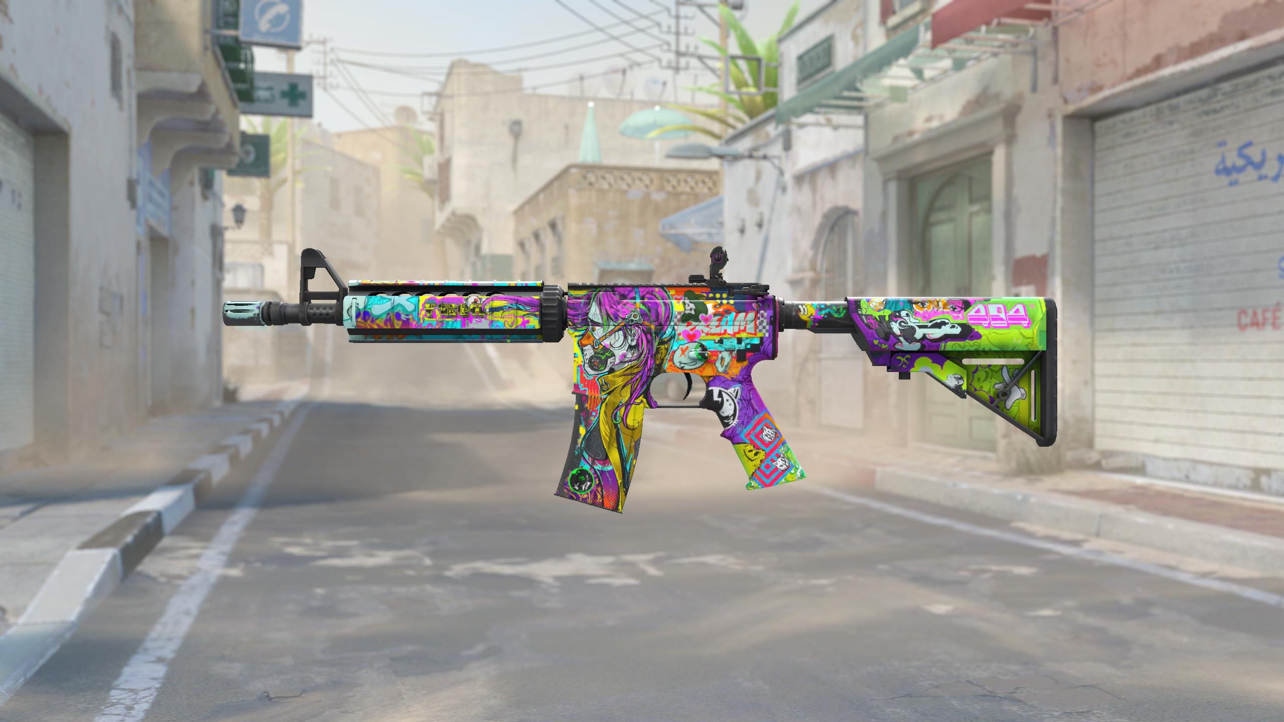 M4A4 | 活色生香 (久经沙场)