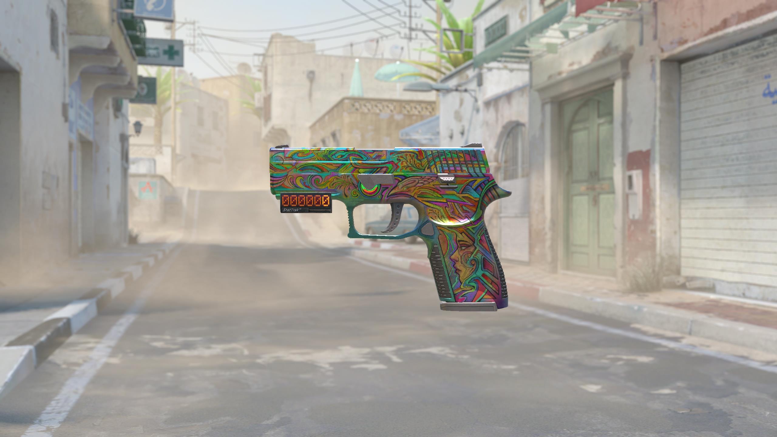 P250（StatTrak™） | 迷人幻象 (破损不堪)