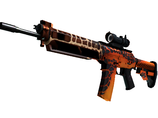 SG 553（StatTrak™） | 豹灯蛾 (崭新出厂)