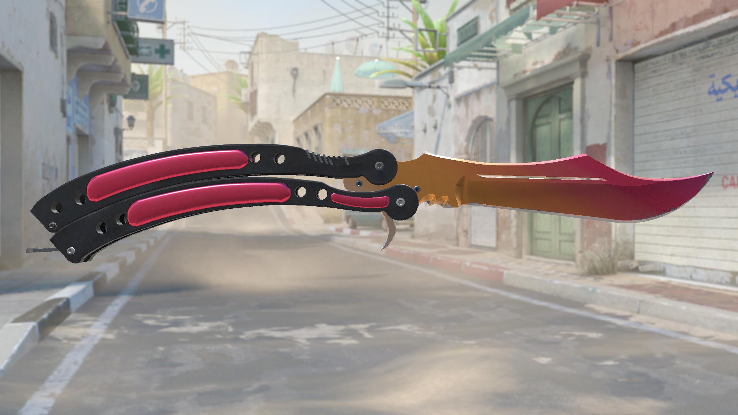 蝴蝶刀（★） | 渐变之色 (略有磨损)