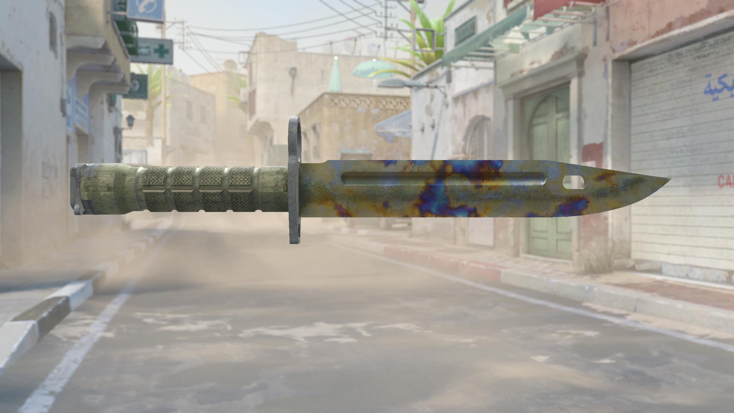 刺刀（★ StatTrak™） | 表面淬火 (久经沙场)