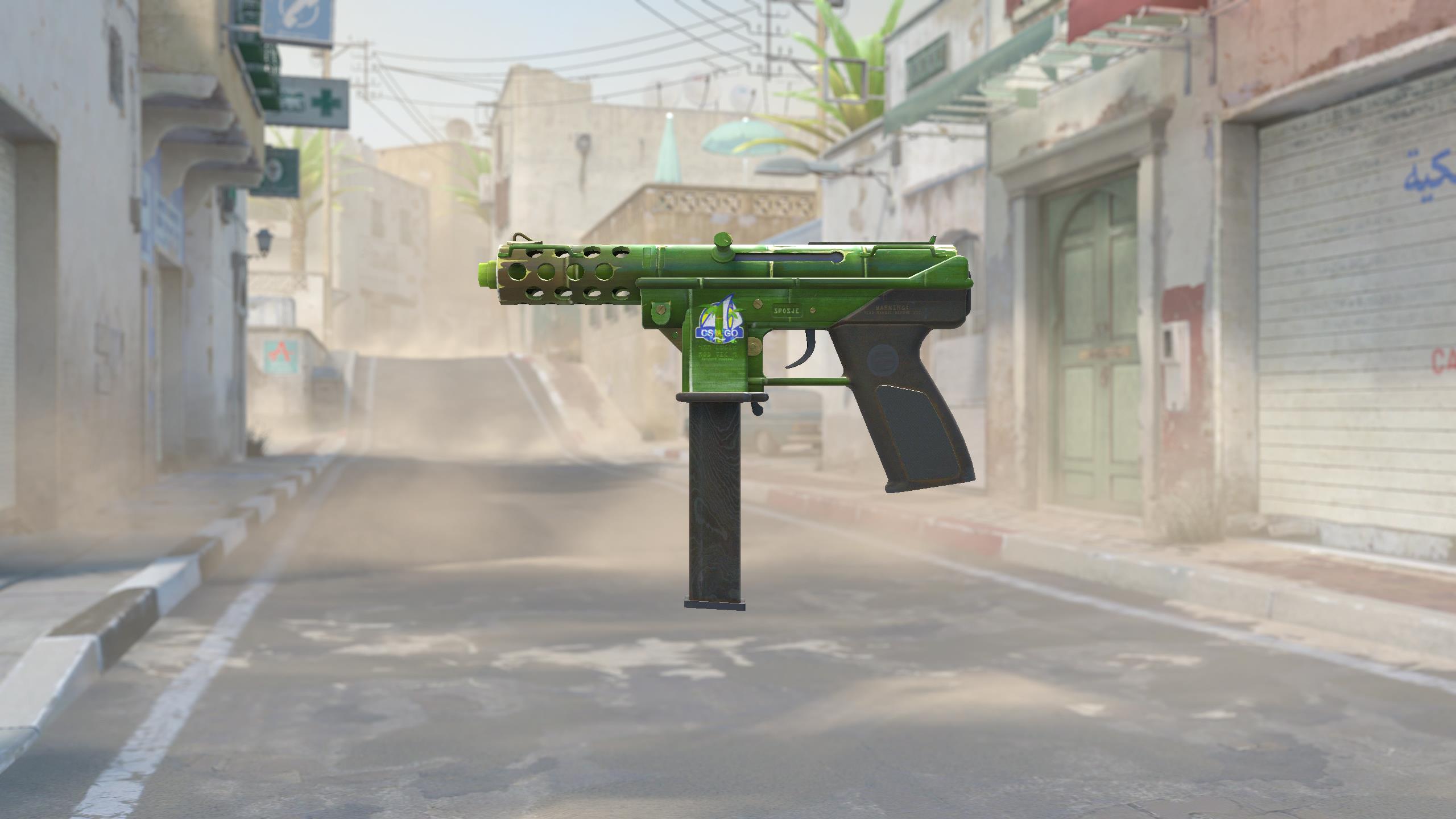 Tec-9 | 青竹伪装 (破损不堪)