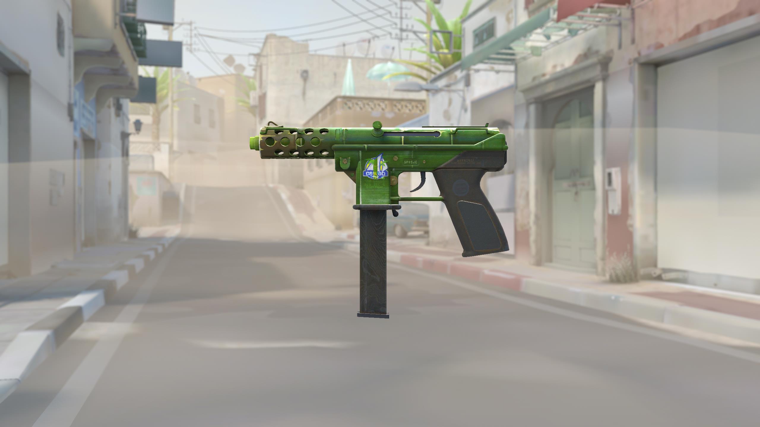 Tec-9 | 青竹伪装 (破损不堪)