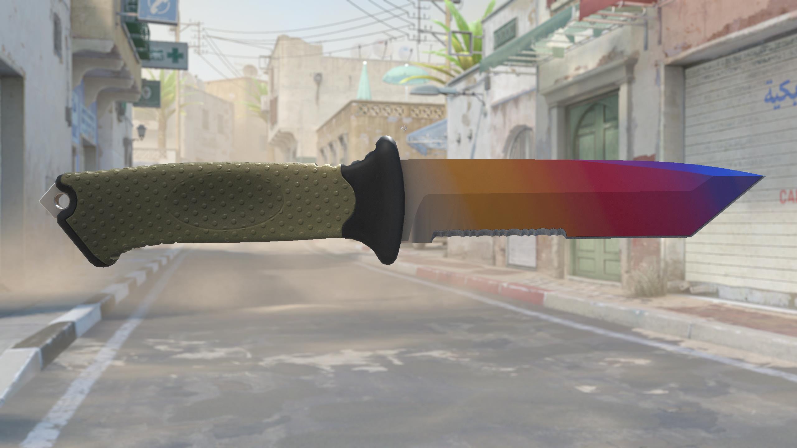 熊刀（★ StatTrak™） | 渐变之色 (略有磨损)