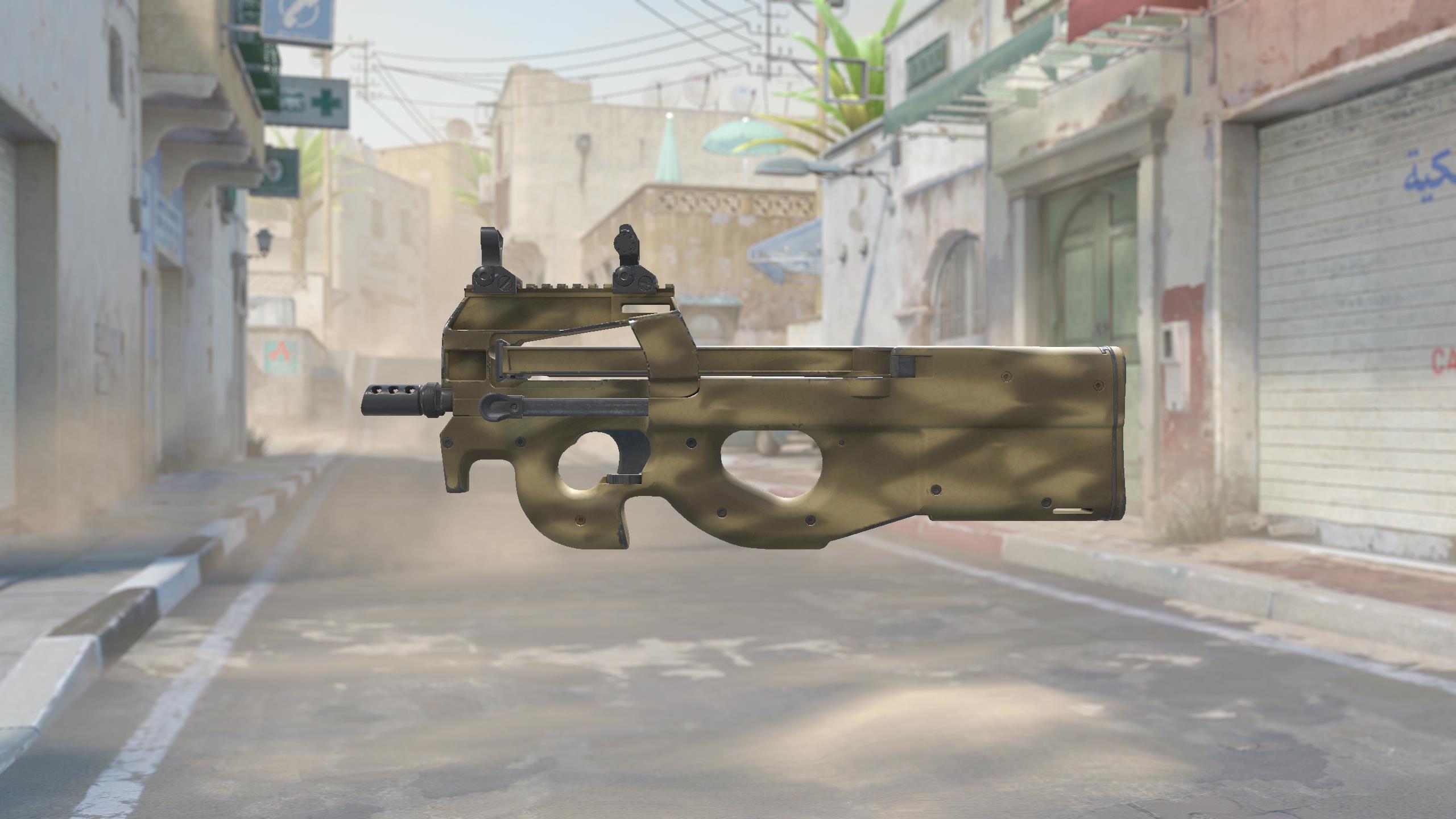 P90 | 沙漠涂装 (略有磨损)