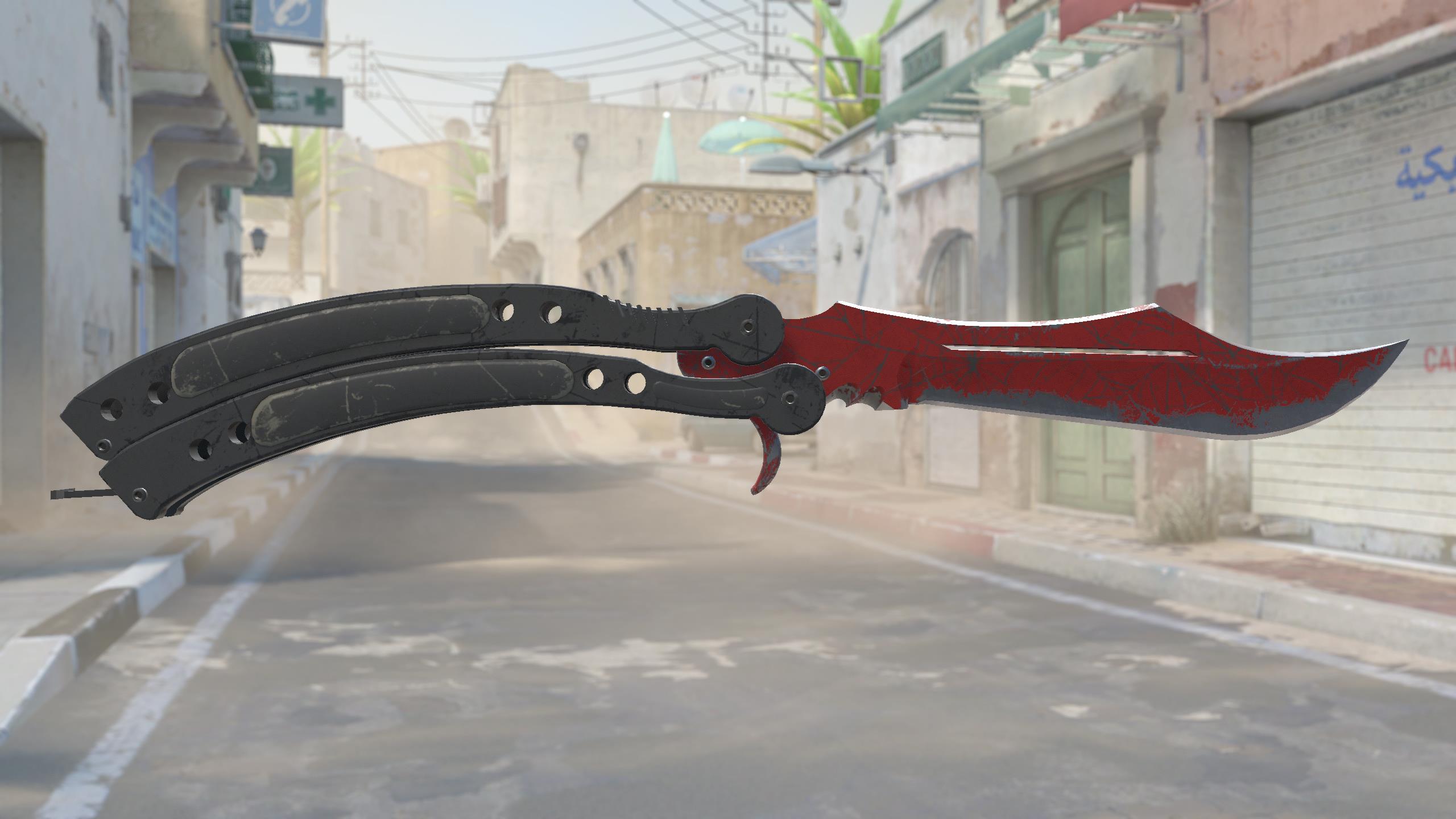 蝴蝶刀（★） | 深红之网 (破损不堪)