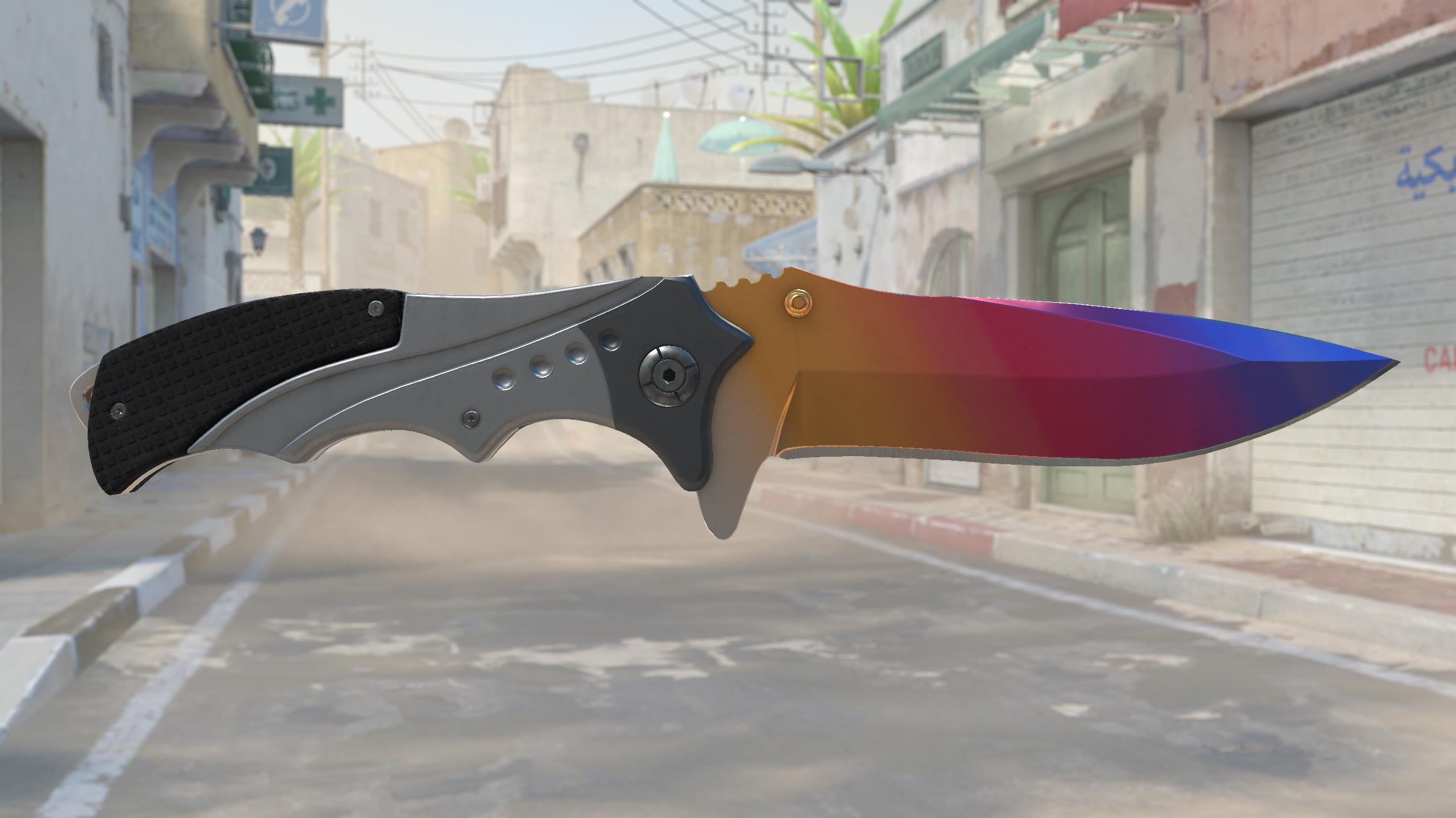 流浪者匕首（★ StatTrak™） | 渐变之色 (略有磨损)