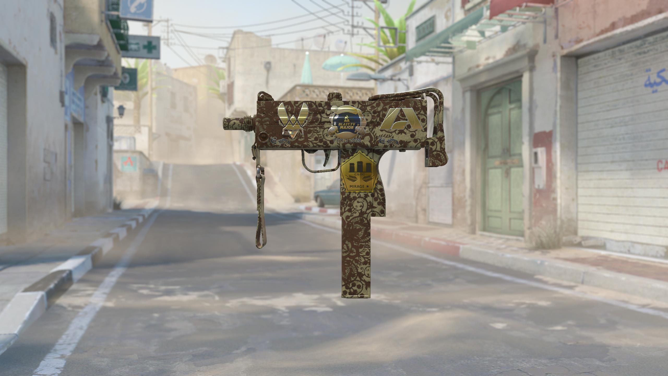 MAC-10（纪念品） | 赭色大马士革 (崭新出厂)