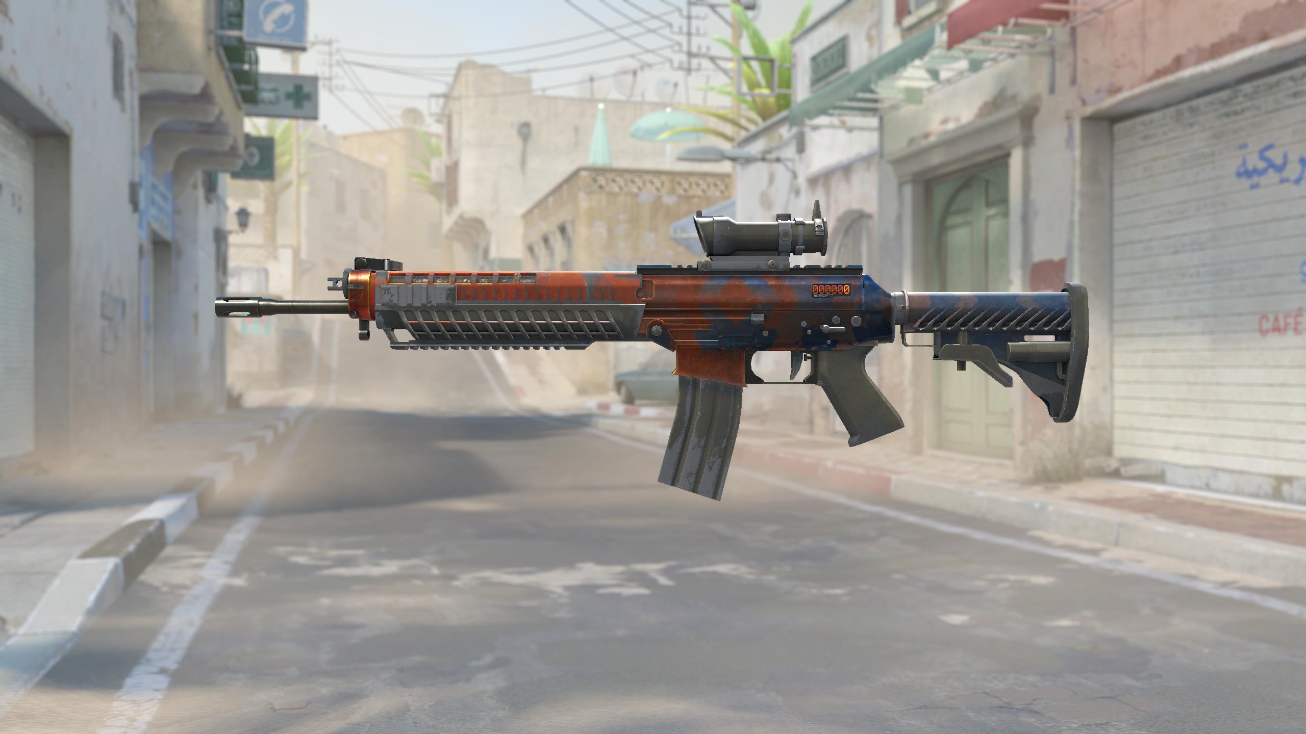 SG 553（StatTrak™） | 危险距离 (战痕累累)