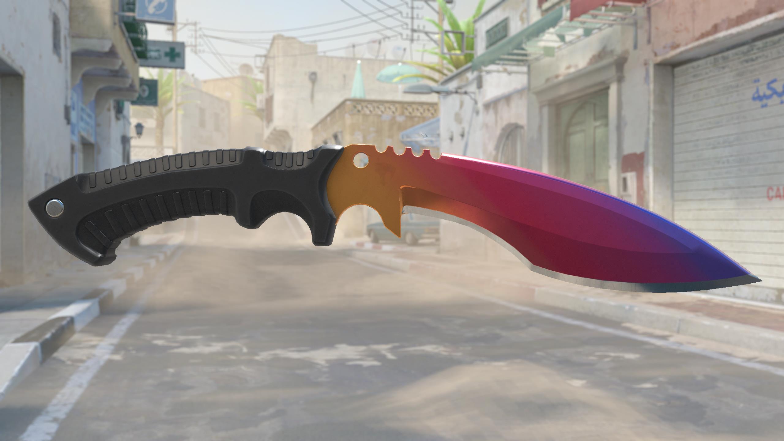 廓尔喀刀（★ StatTrak™） | 渐变之色 (略有磨损)