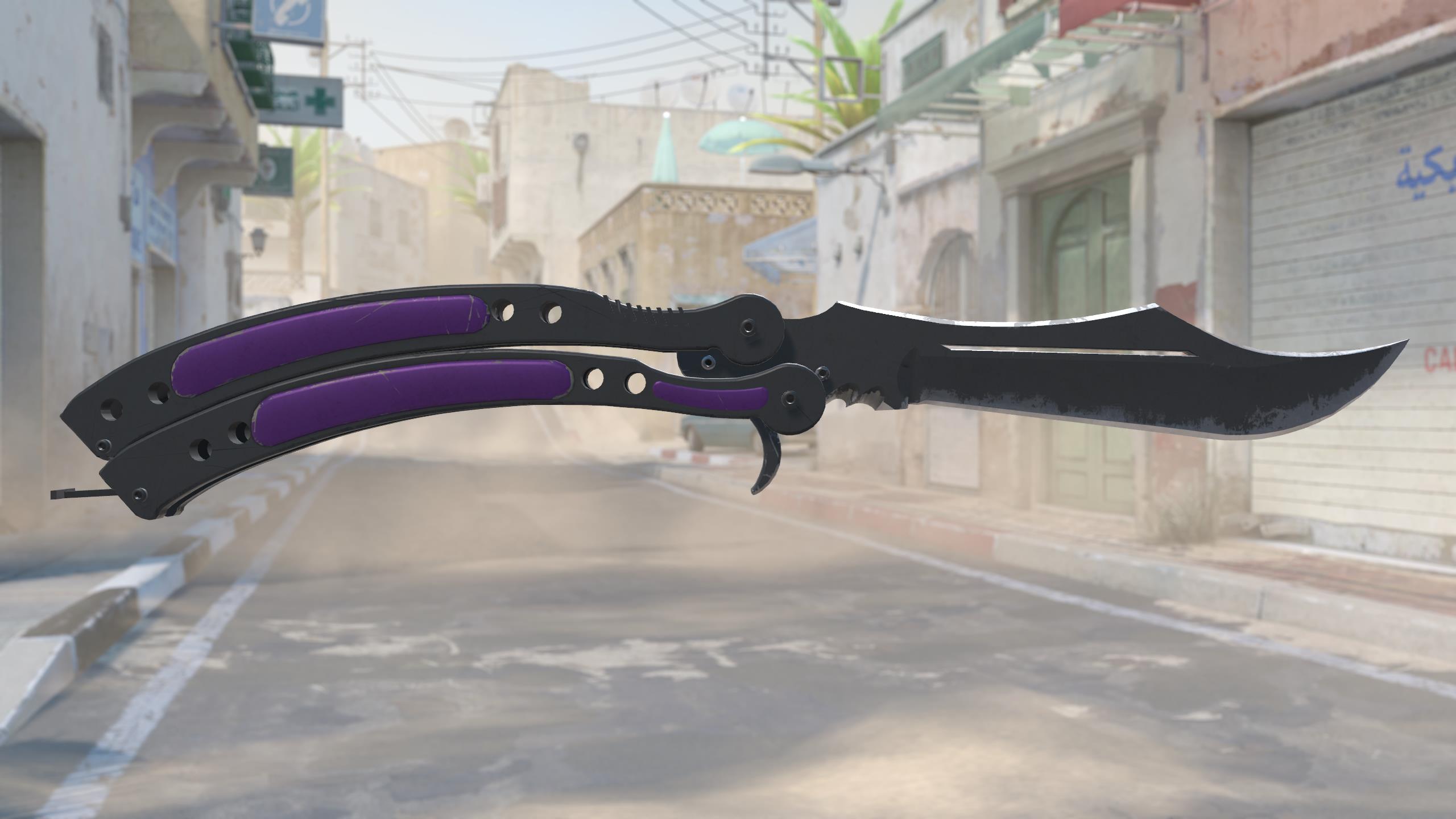 蝴蝶刀（★） | 致命紫罗兰 (久经沙场)