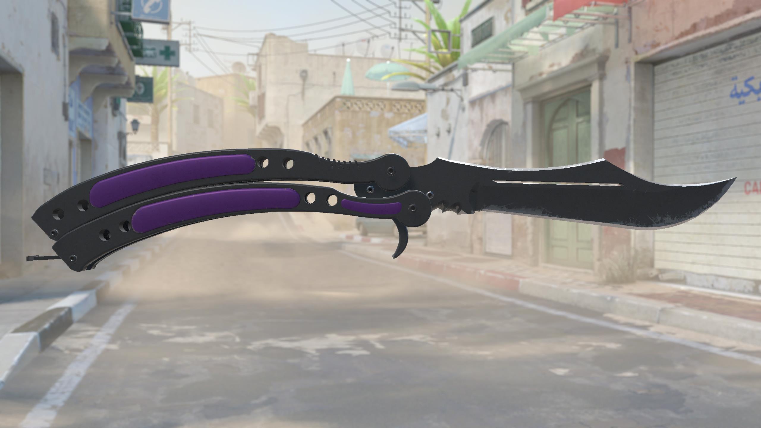 蝴蝶刀（★） | 致命紫罗兰 (久经沙场)