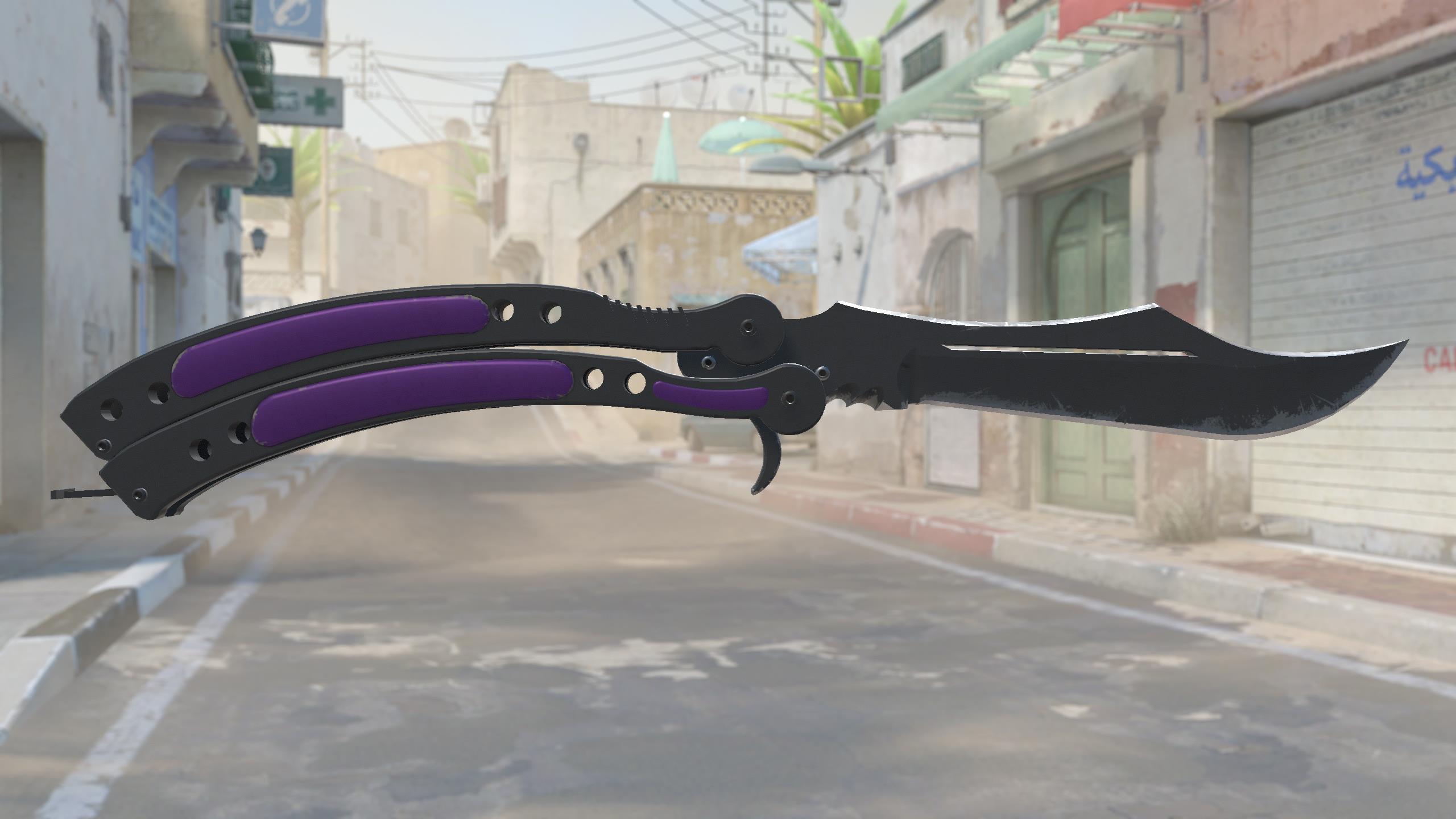 蝴蝶刀（★） | 致命紫罗兰 (久经沙场)