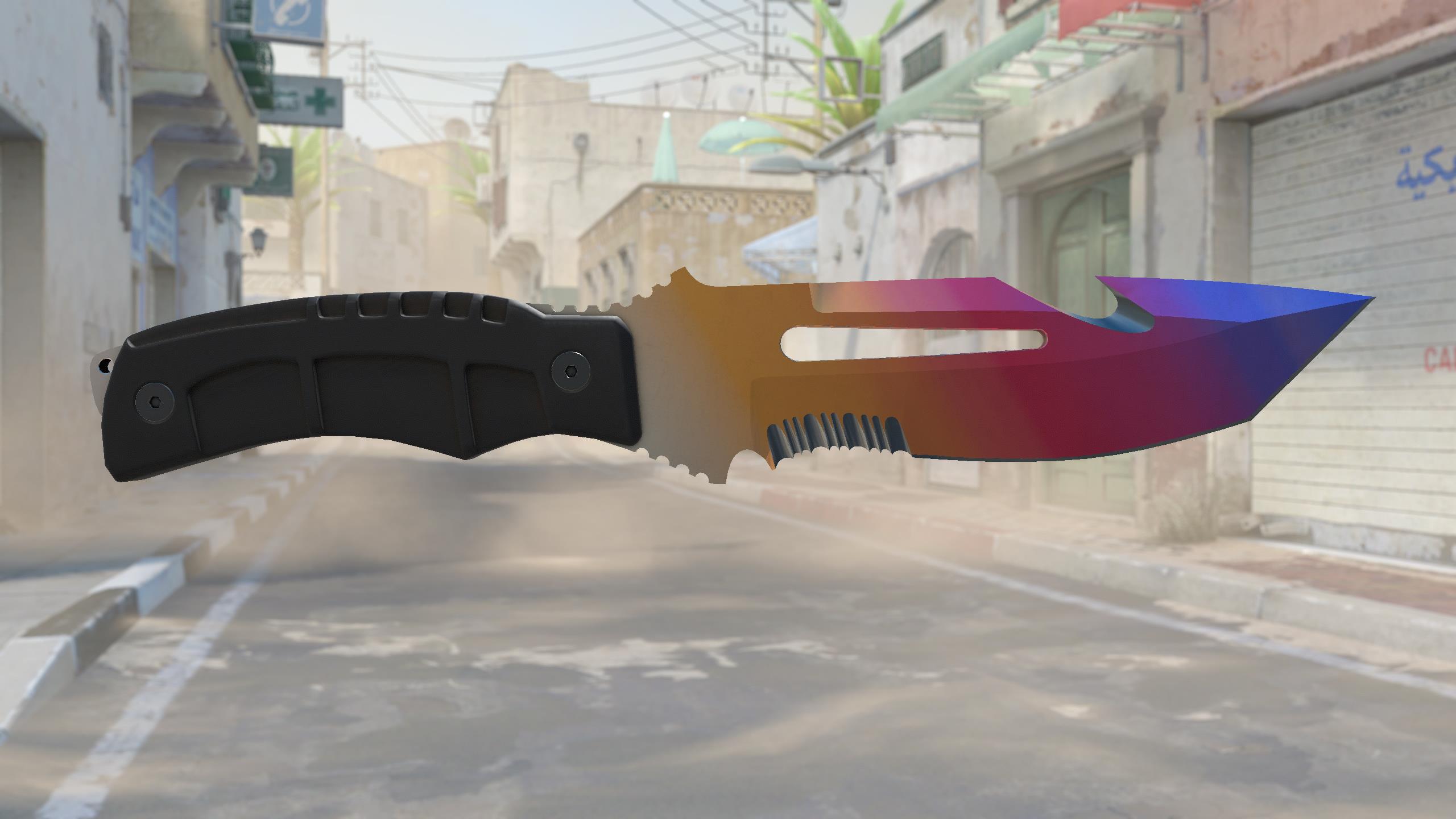 求生匕首（★） | 渐变之色 (略有磨损)