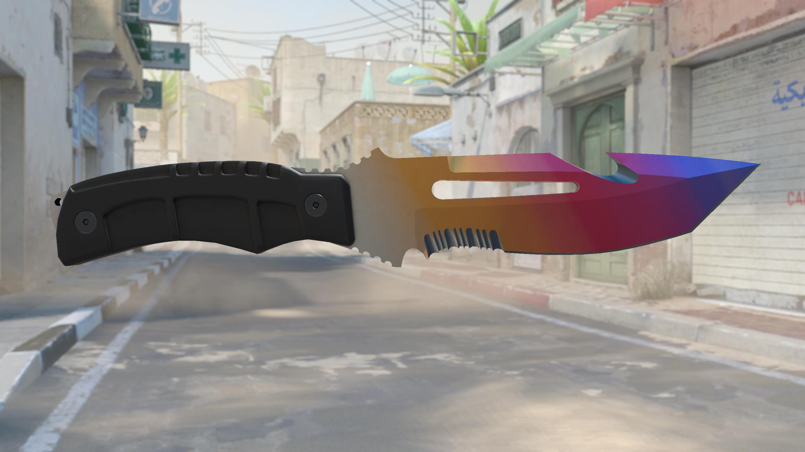 求生匕首（★） | 渐变之色 (略有磨损)