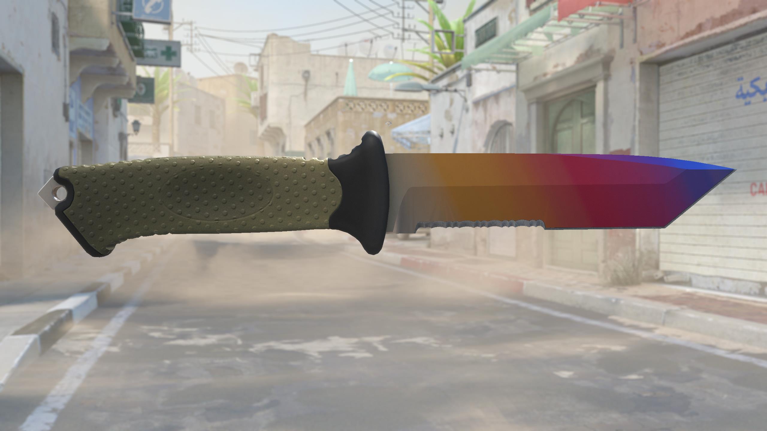 熊刀（★ StatTrak™） | 渐变之色 (略有磨损)