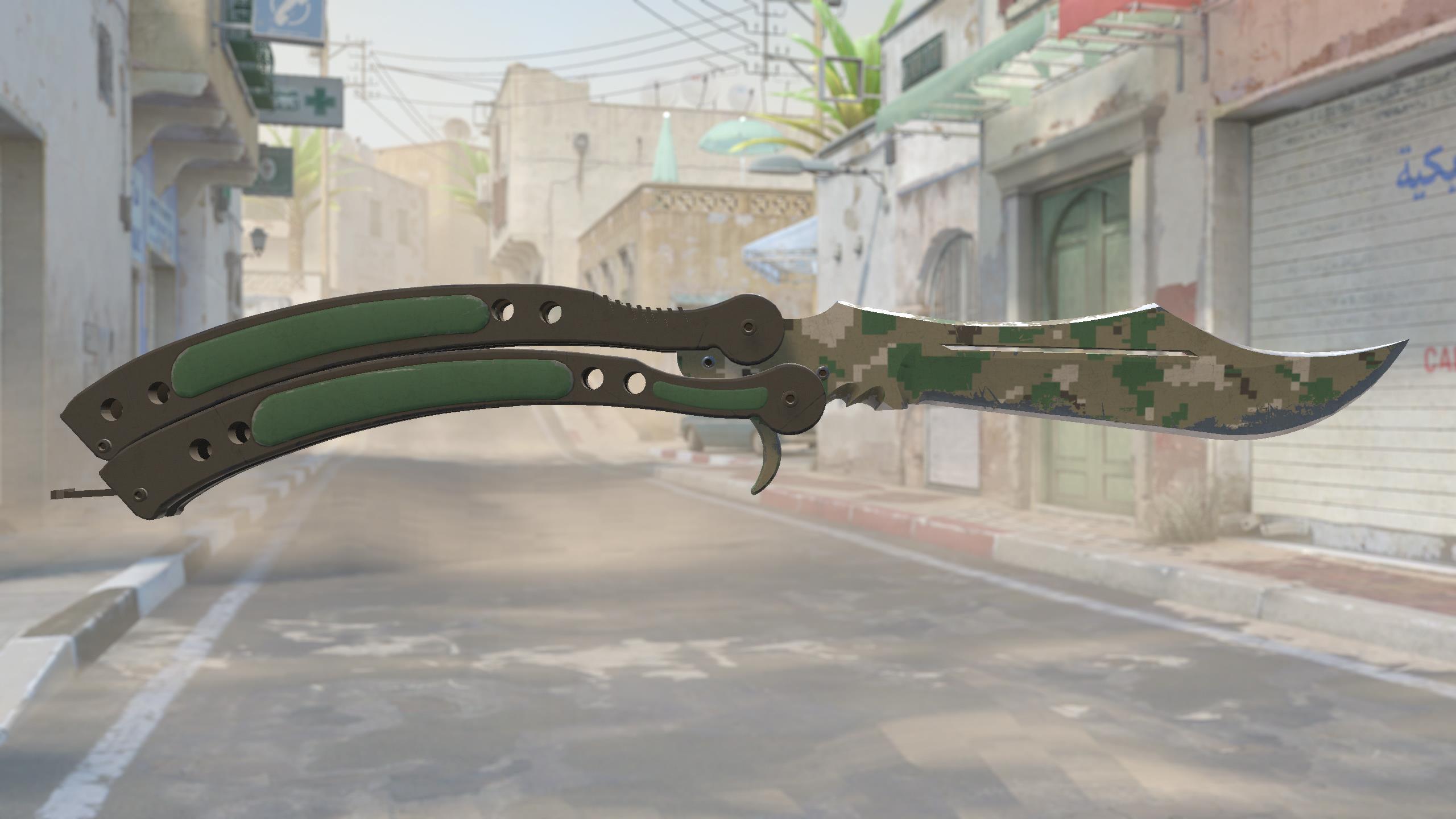 蝴蝶刀（★） | 森林 DDPAT (久经沙场)