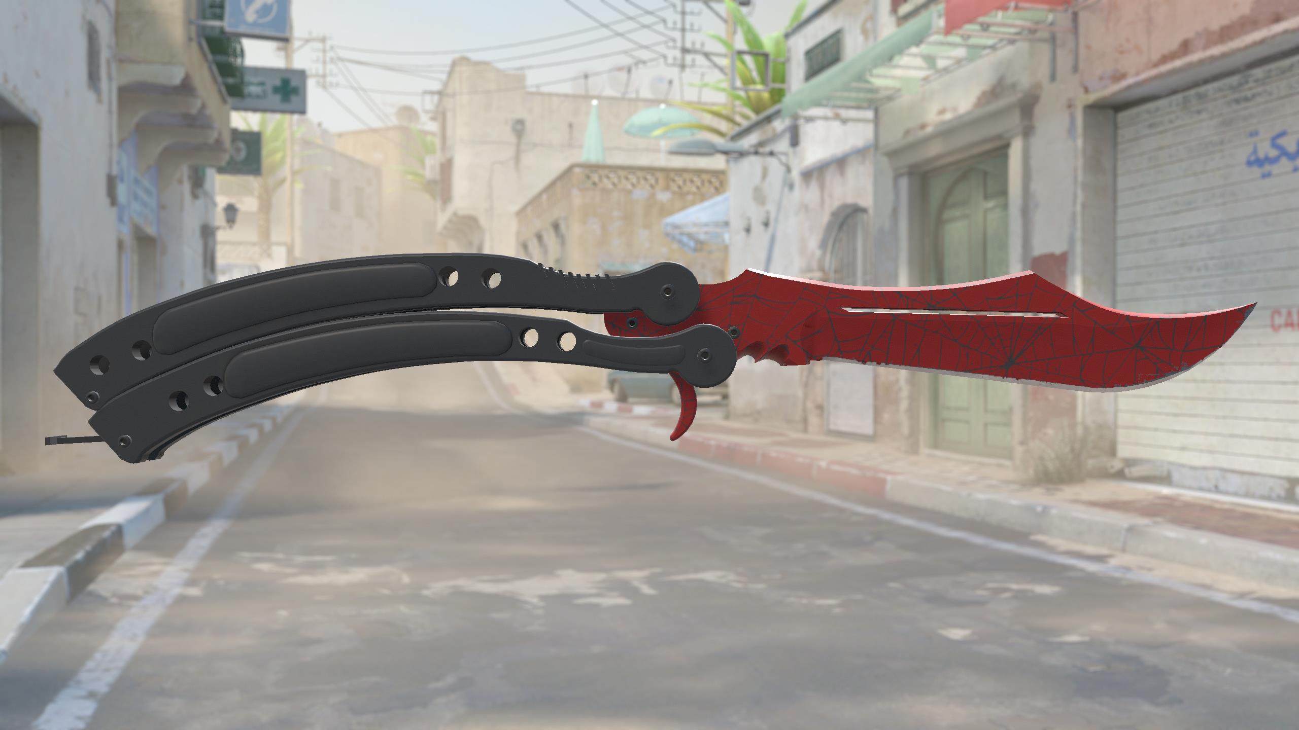 蝴蝶刀（★） | 深红之网 (崭新出厂)