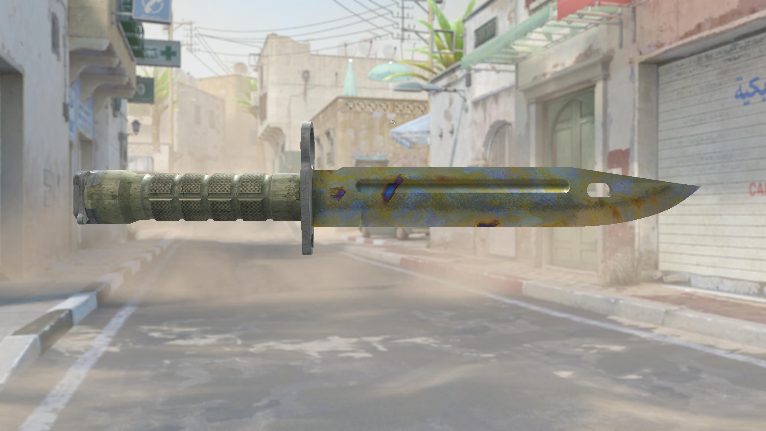 刺刀（★ StatTrak™） | 表面淬火 (久经沙场)