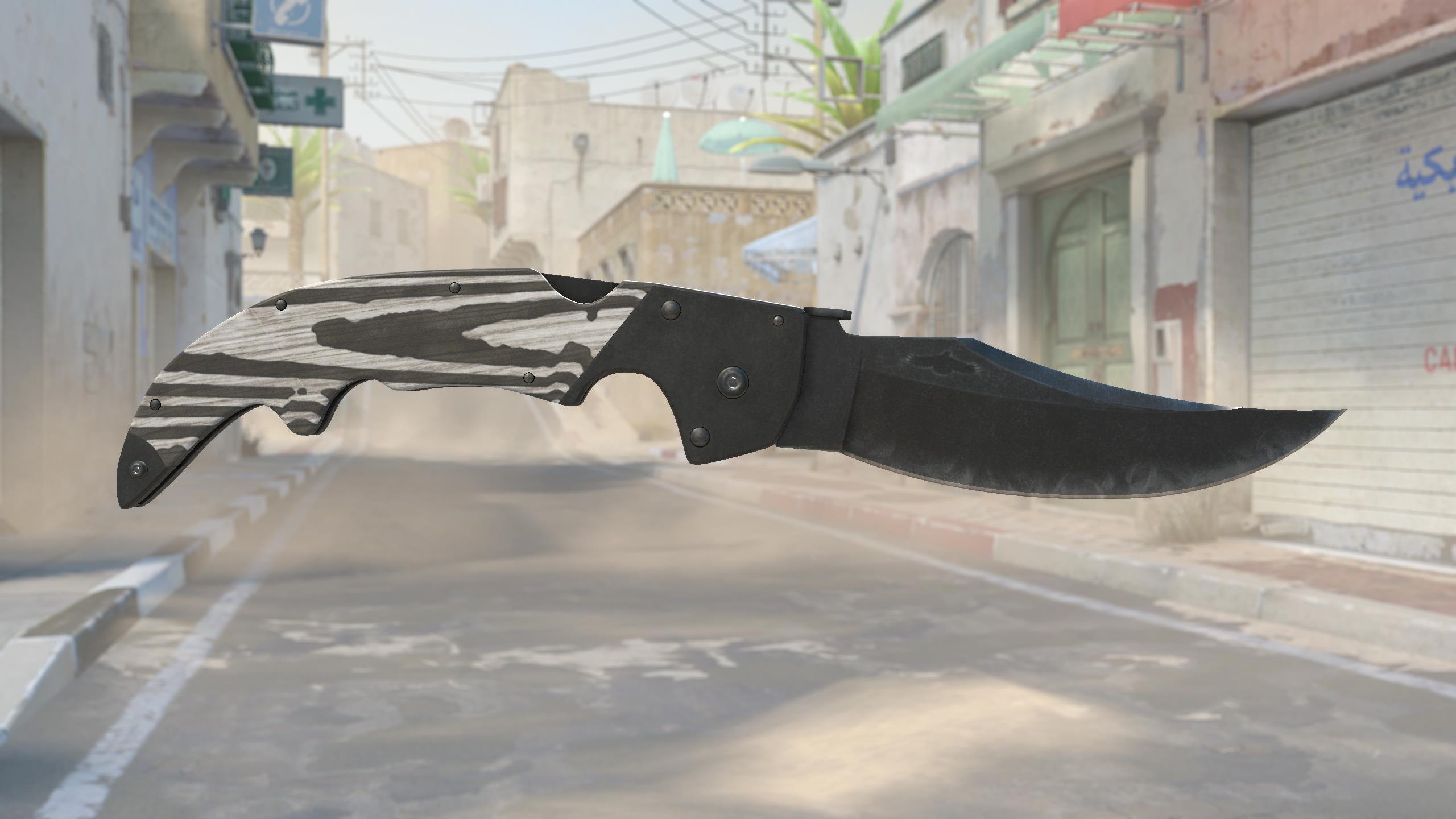 弯刀（★） | 黑色层压板 (久经沙场)