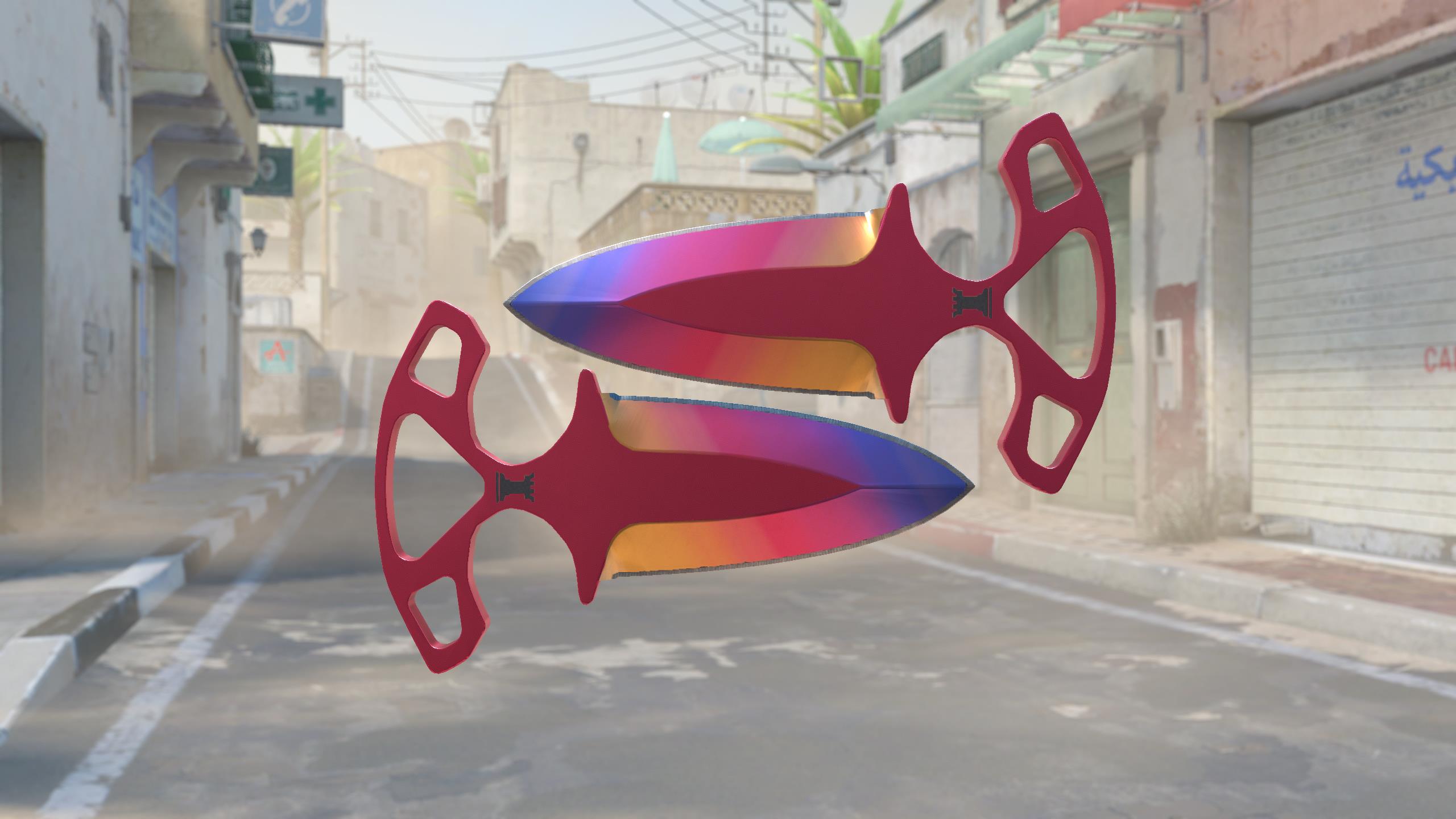 暗影双匕（★ StatTrak™） | 渐变之色 (崭新出厂)