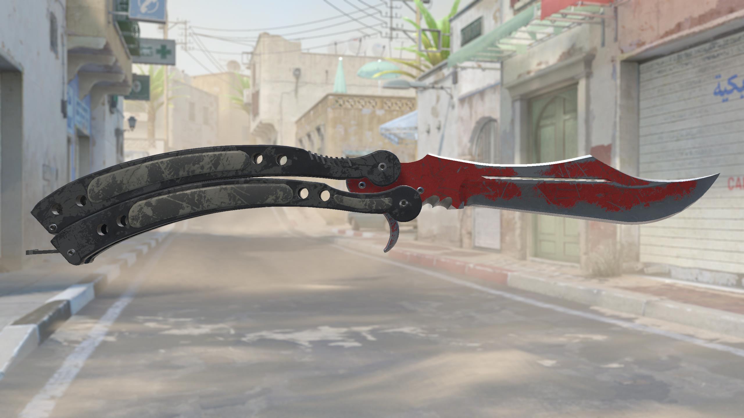 蝴蝶刀（★） | 深红之网 (战痕累累)