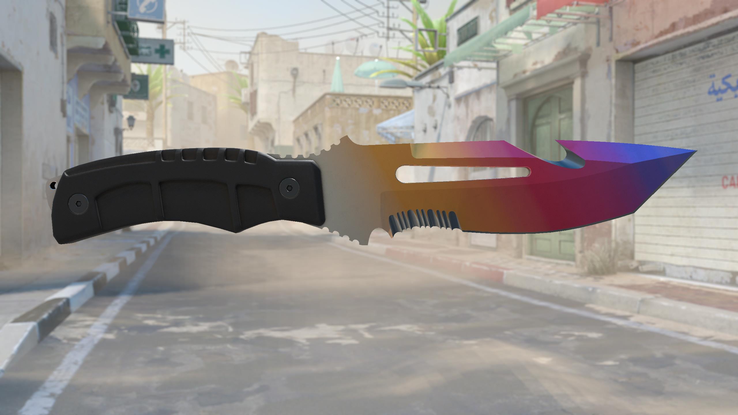 求生匕首（★） | 渐变之色 (略有磨损)