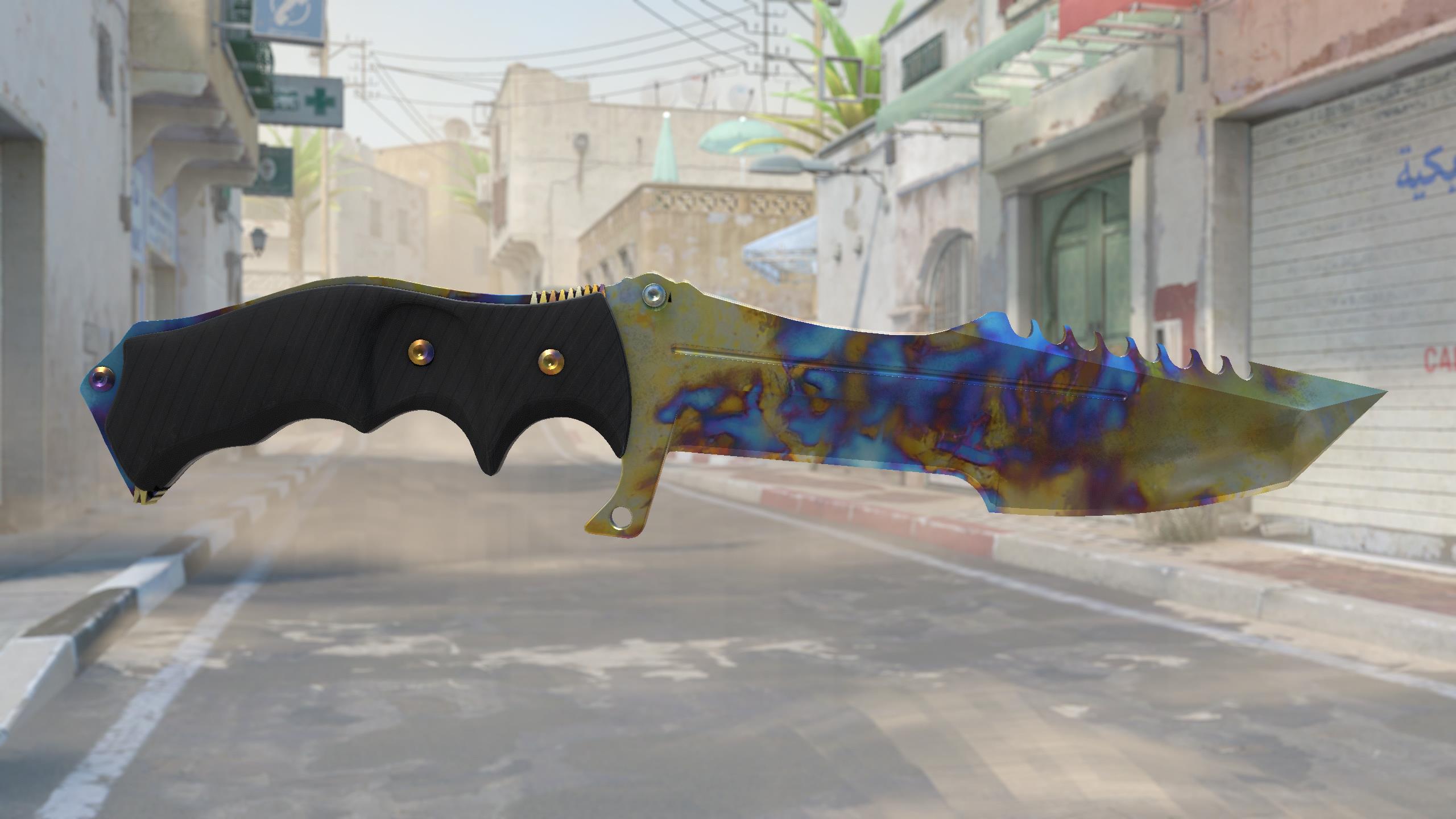 猎杀者匕首（★ StatTrak™） | 表面淬火 (略有磨损)