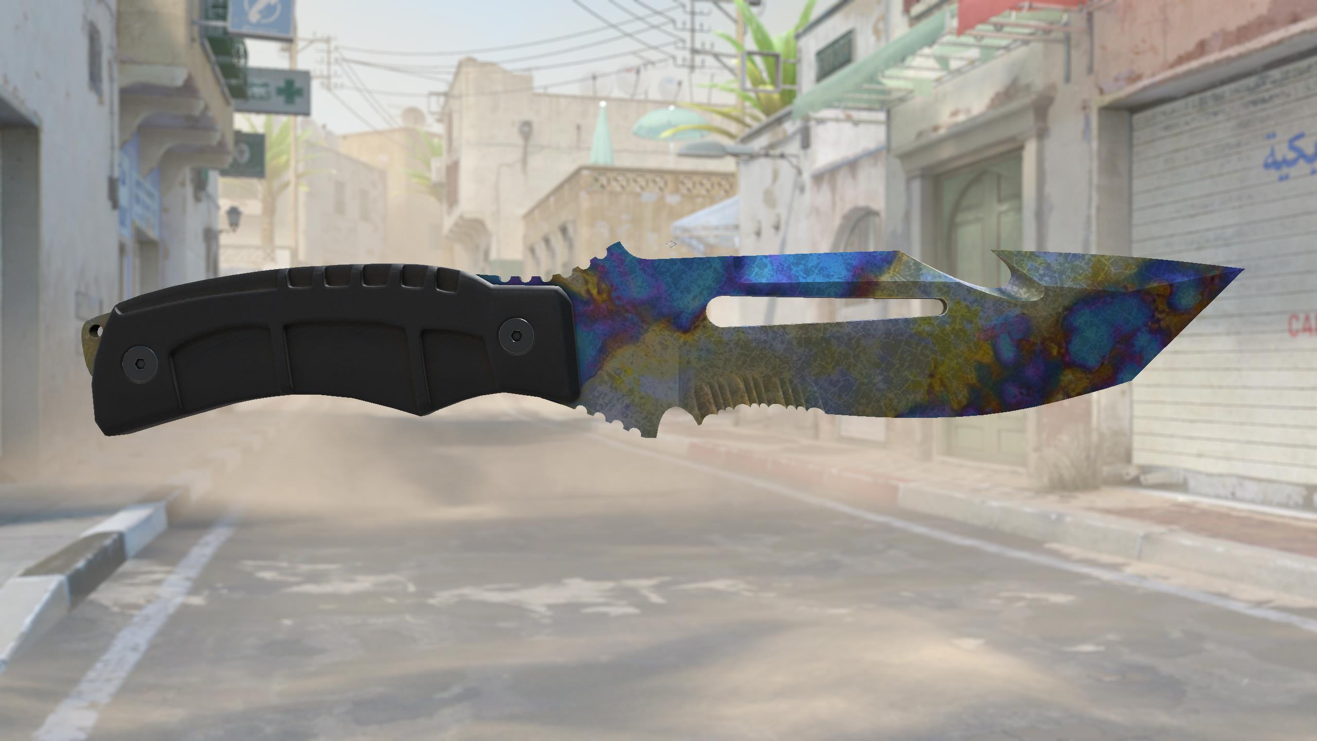 求生匕首（★ StatTrak™） | 表面淬火 (久经沙场)