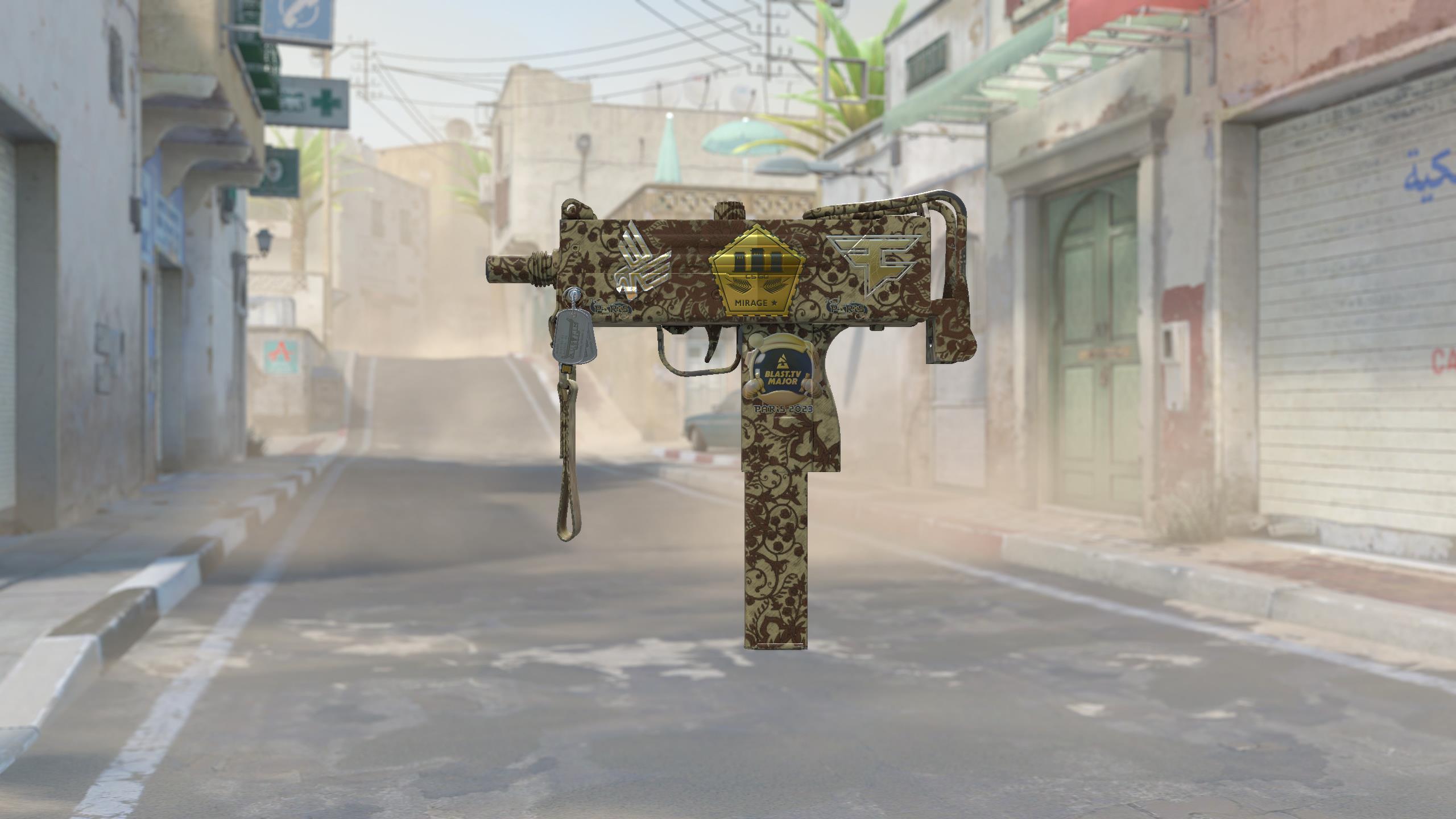 MAC-10（纪念品） | 赭色大马士革 (崭新出厂)