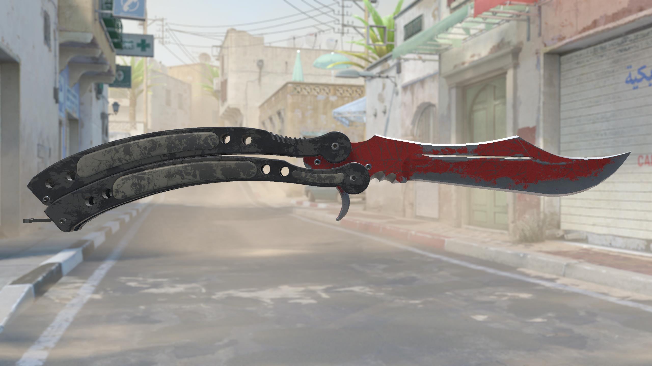 蝴蝶刀（★） | 深红之网 (战痕累累)