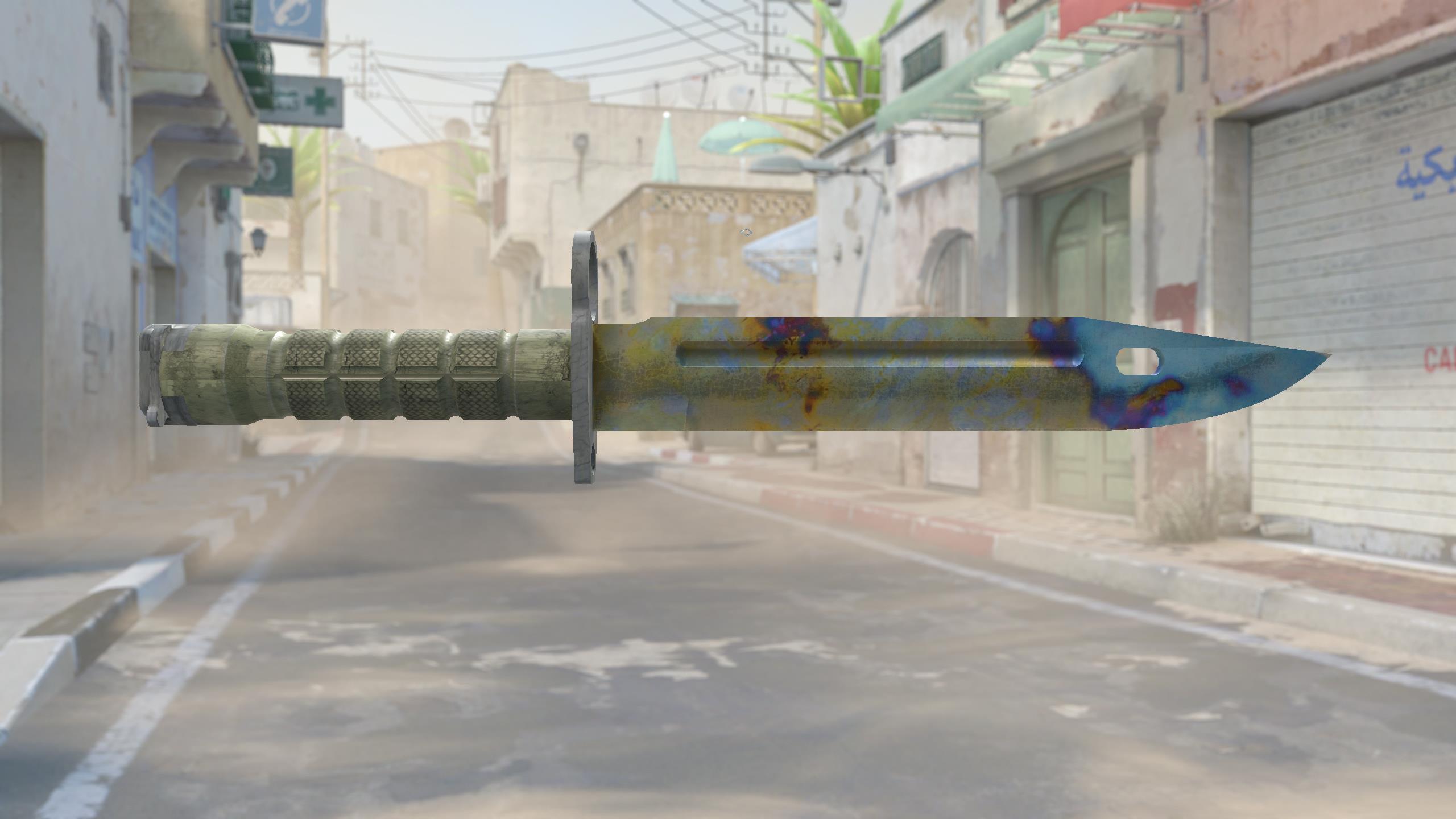 刺刀（★ StatTrak™） | 表面淬火 (久经沙场)