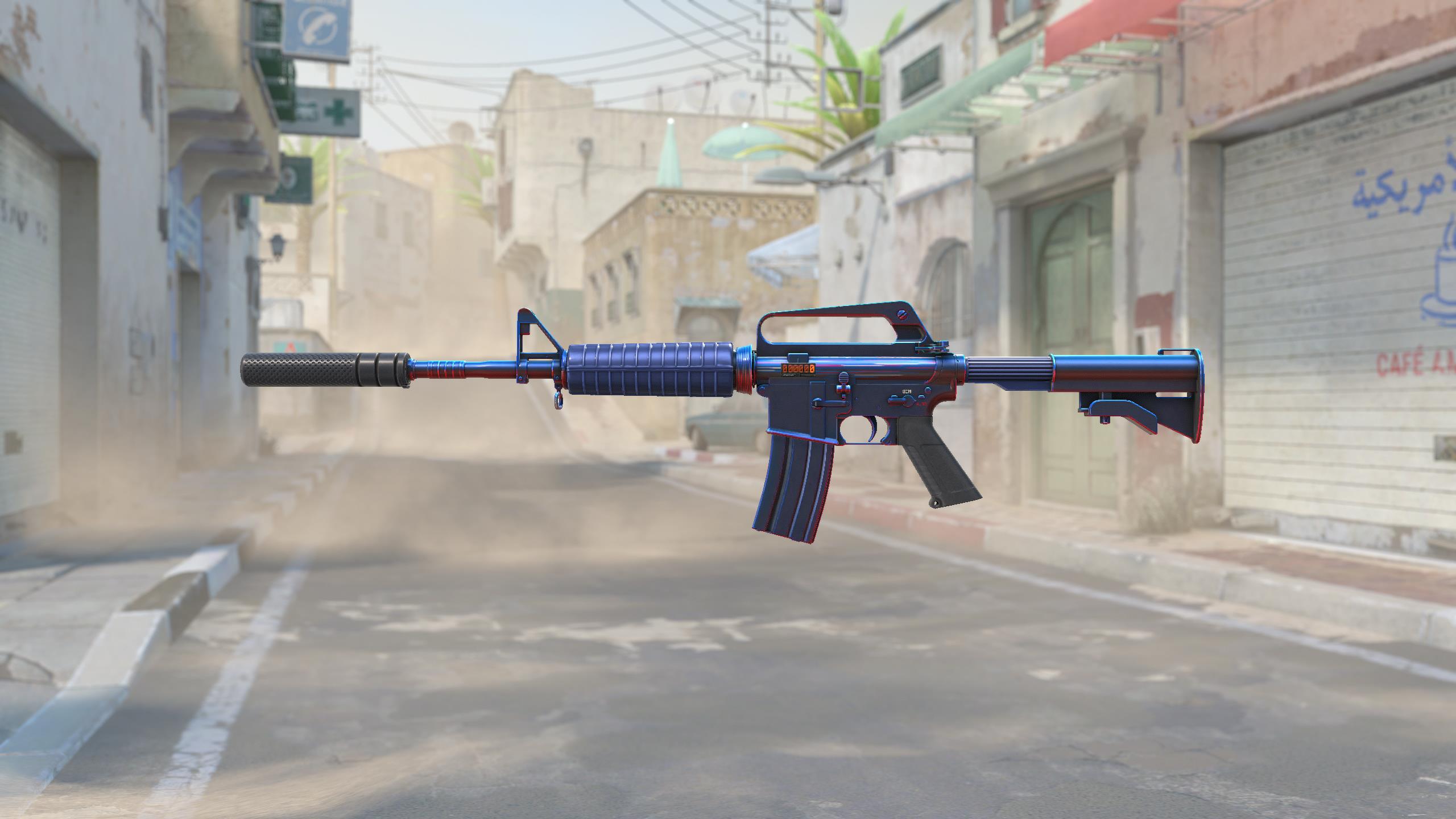 M4A1消音版（StatTrak™） | 液化 (略有磨损)