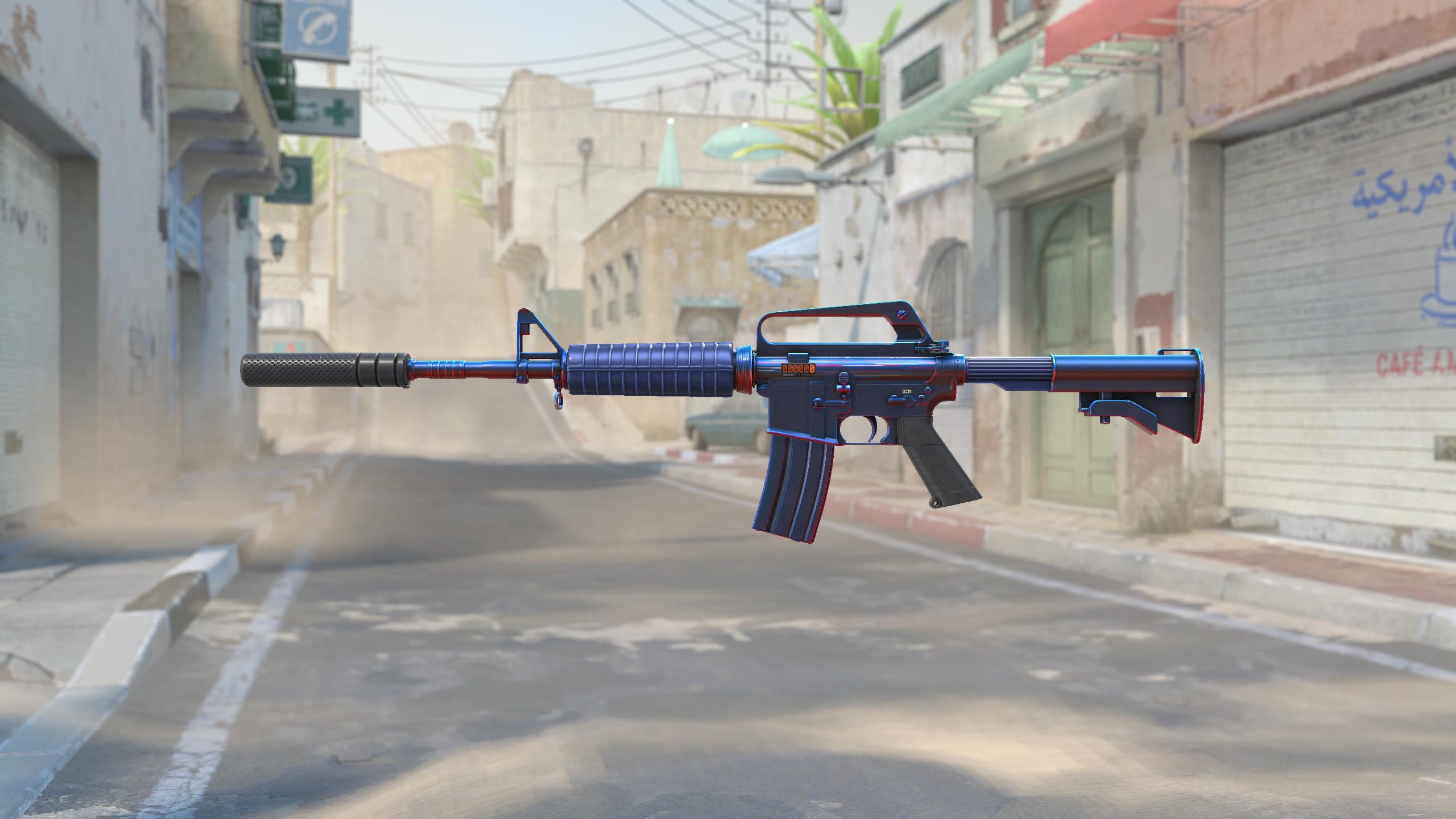 M4A1消音版（StatTrak™） | 液化 (略有磨损)