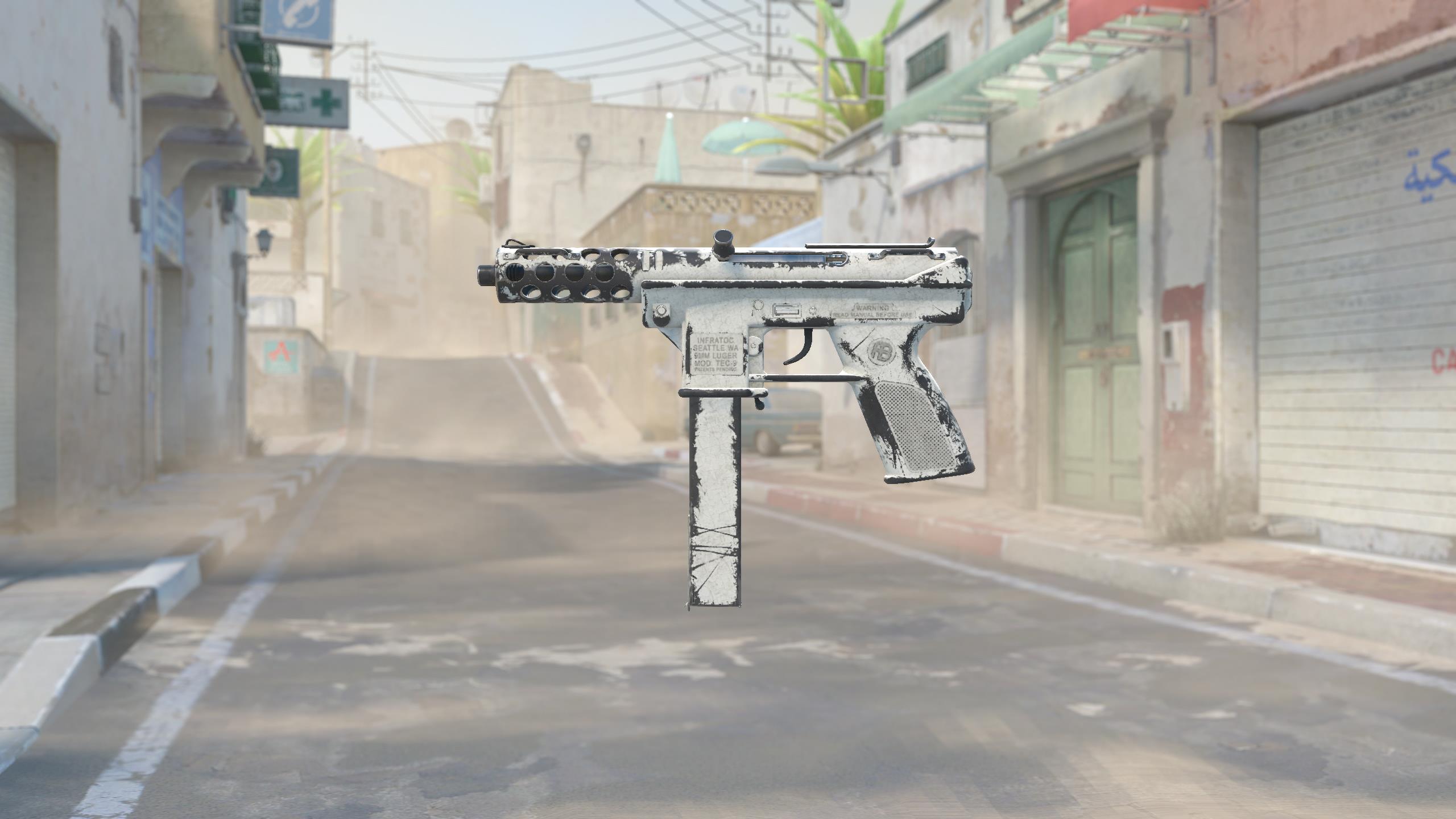 Tec-9 | 银装素裹 (破损不堪)