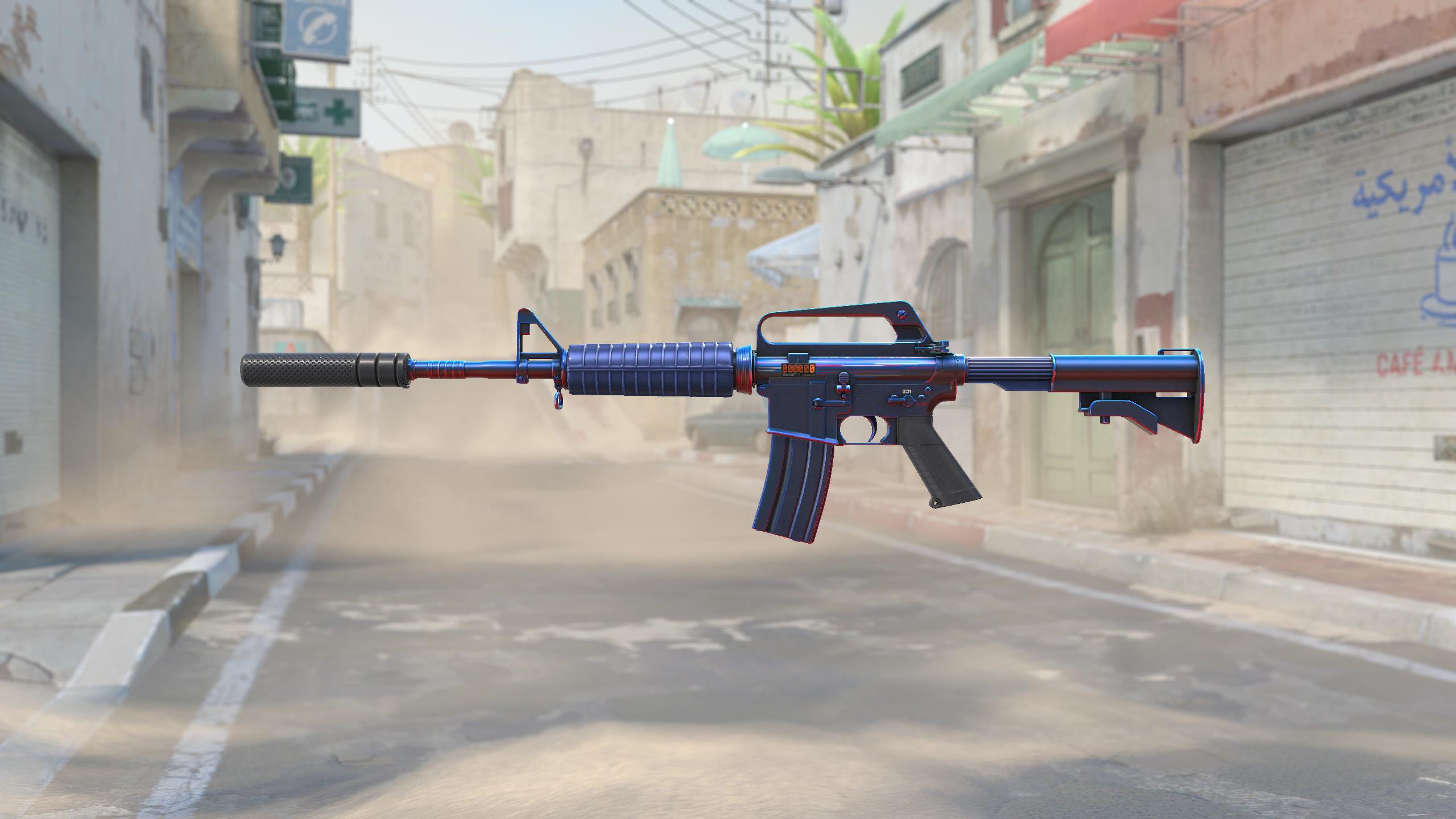 M4A1消音版（StatTrak™） | 液化 (略有磨损)