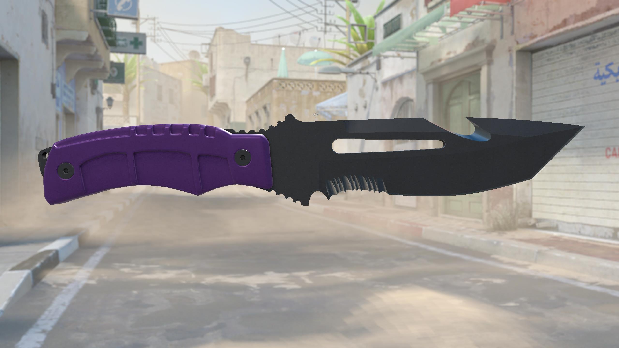 求生匕首（★ StatTrak™） | 致命紫罗兰 (略有磨损)