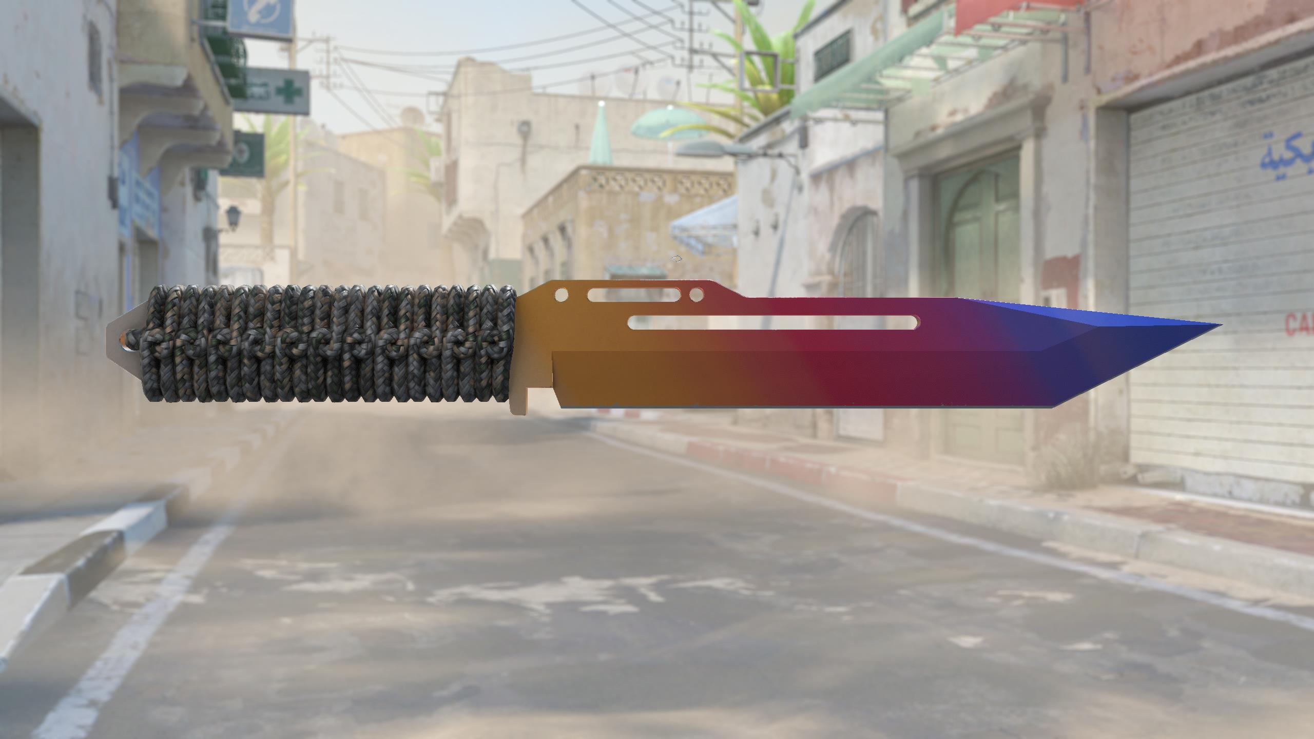 系绳匕首（★ StatTrak™） | 渐变之色 (略有磨损)