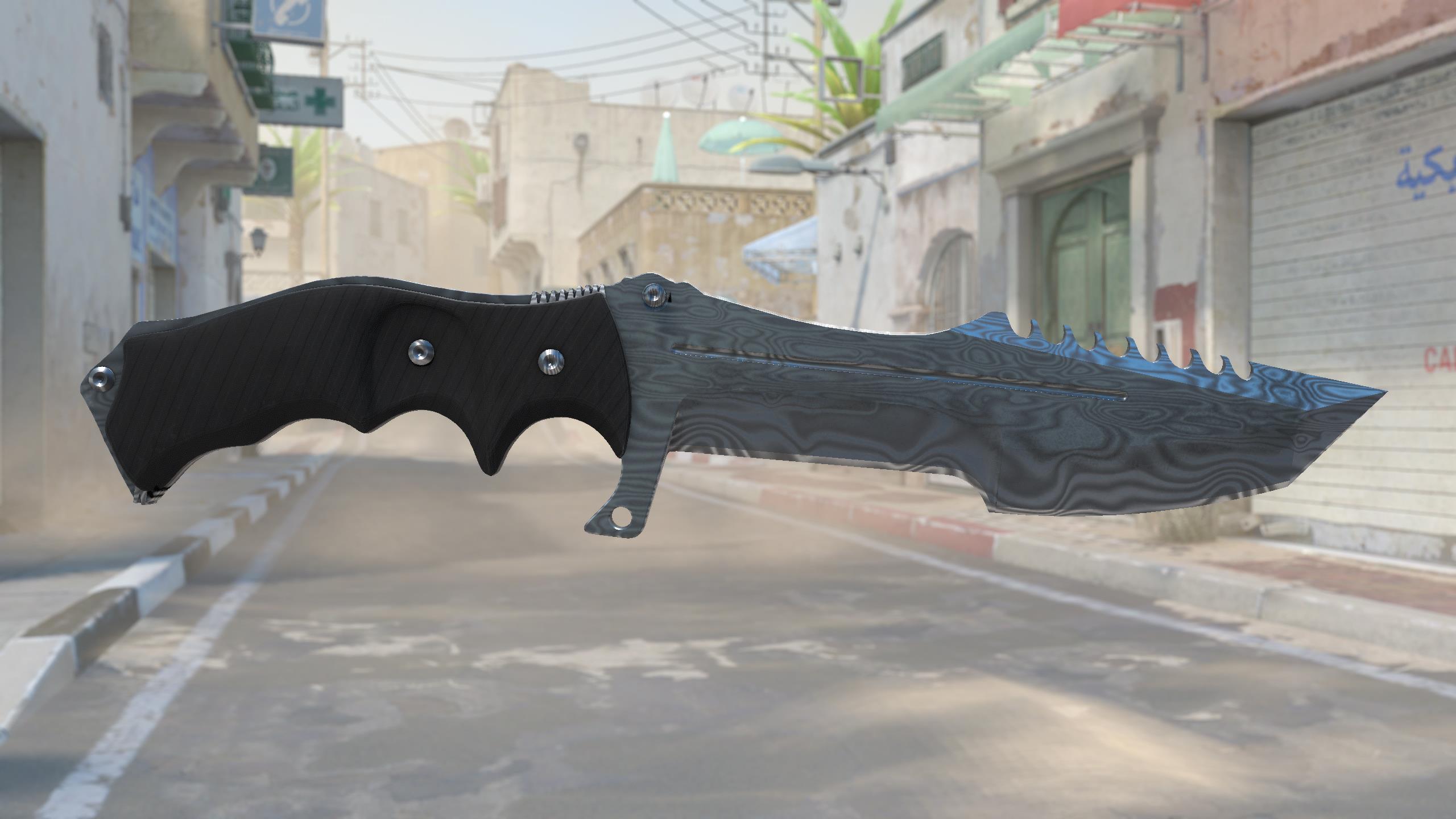 猎杀者匕首（★） | 大马士革钢 (久经沙场)