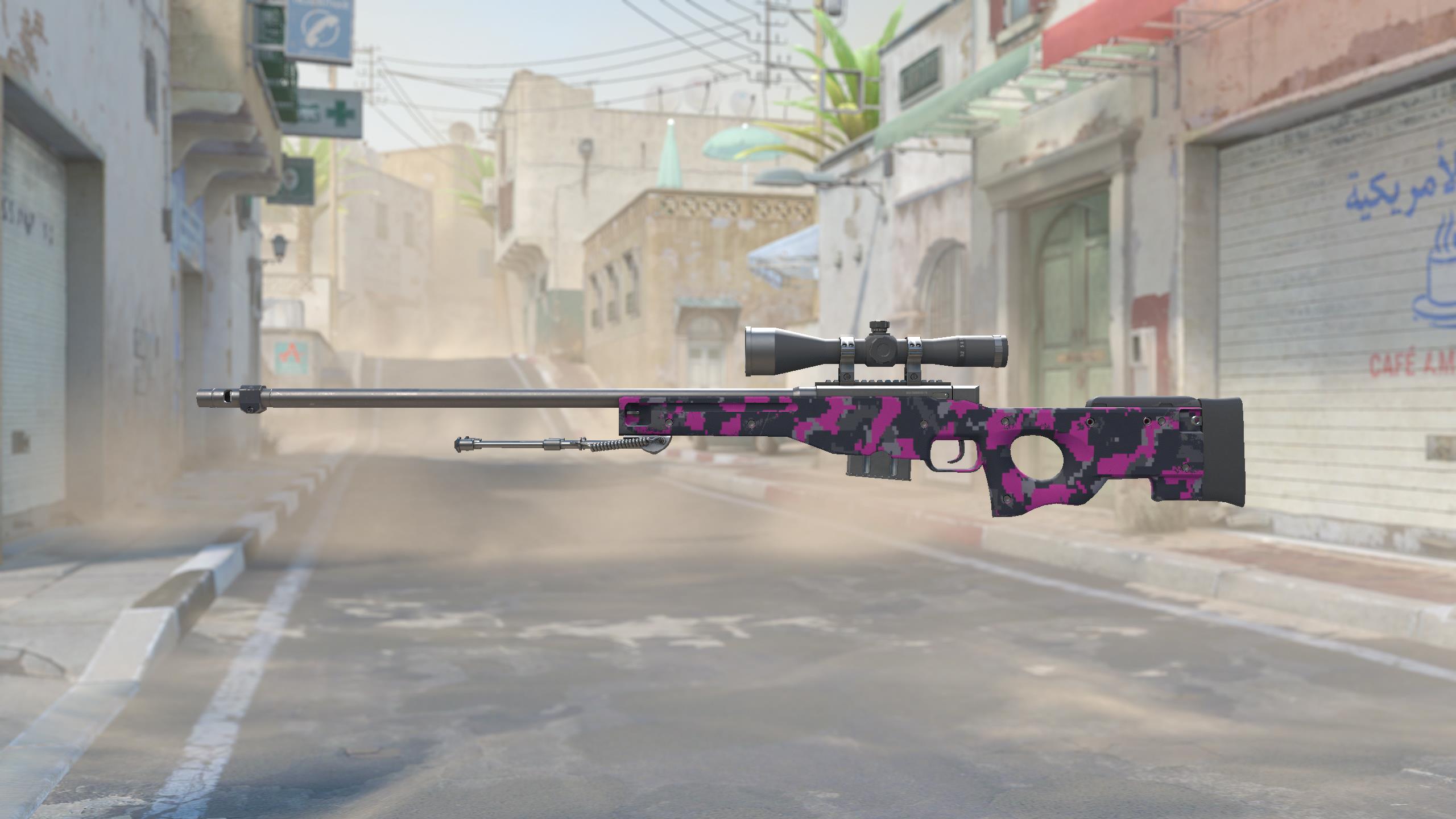 AWP | 粉红 DDPAT (略有磨损)