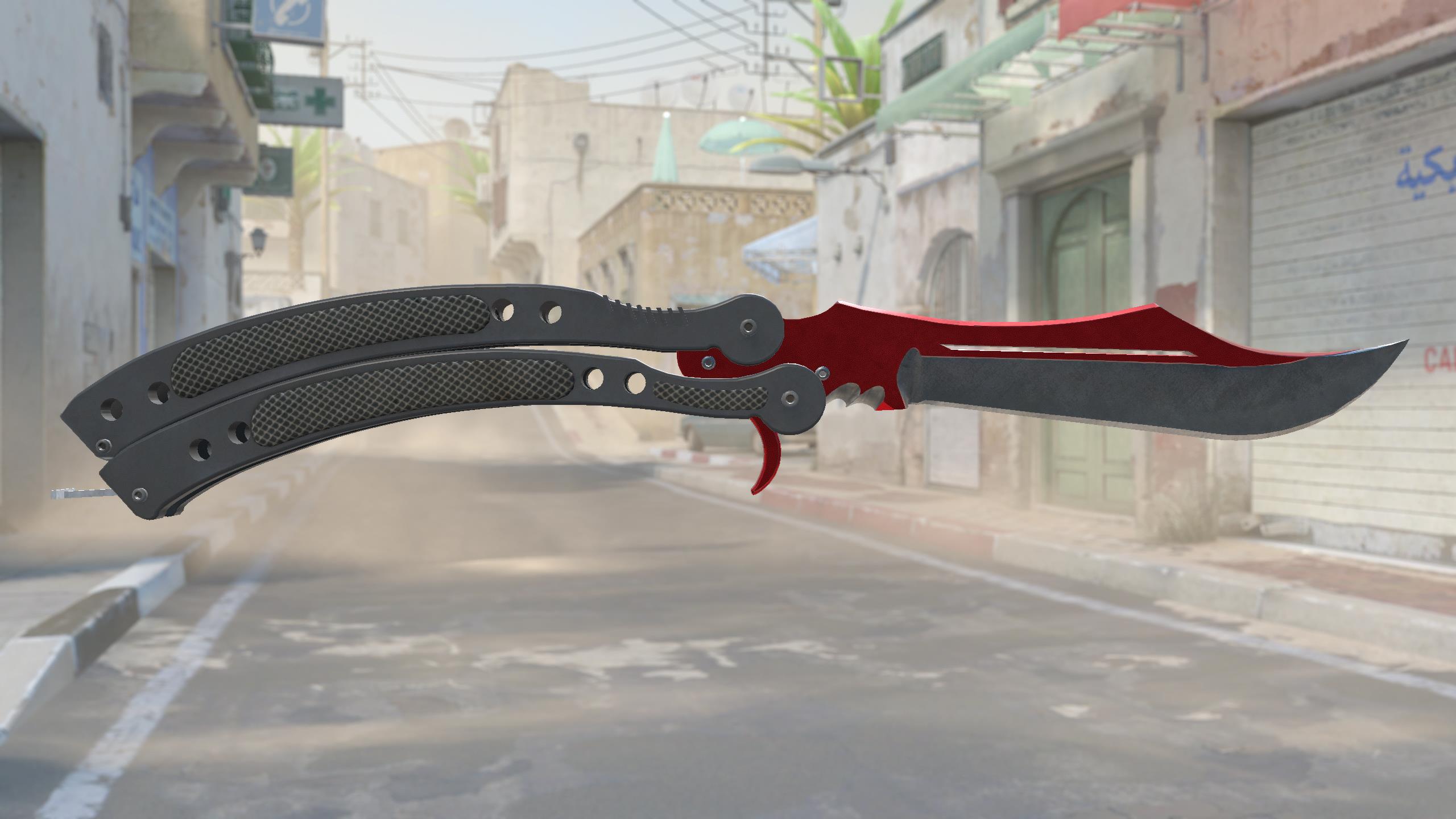 蝴蝶刀（★ StatTrak™） | 自动化 (久经沙场)