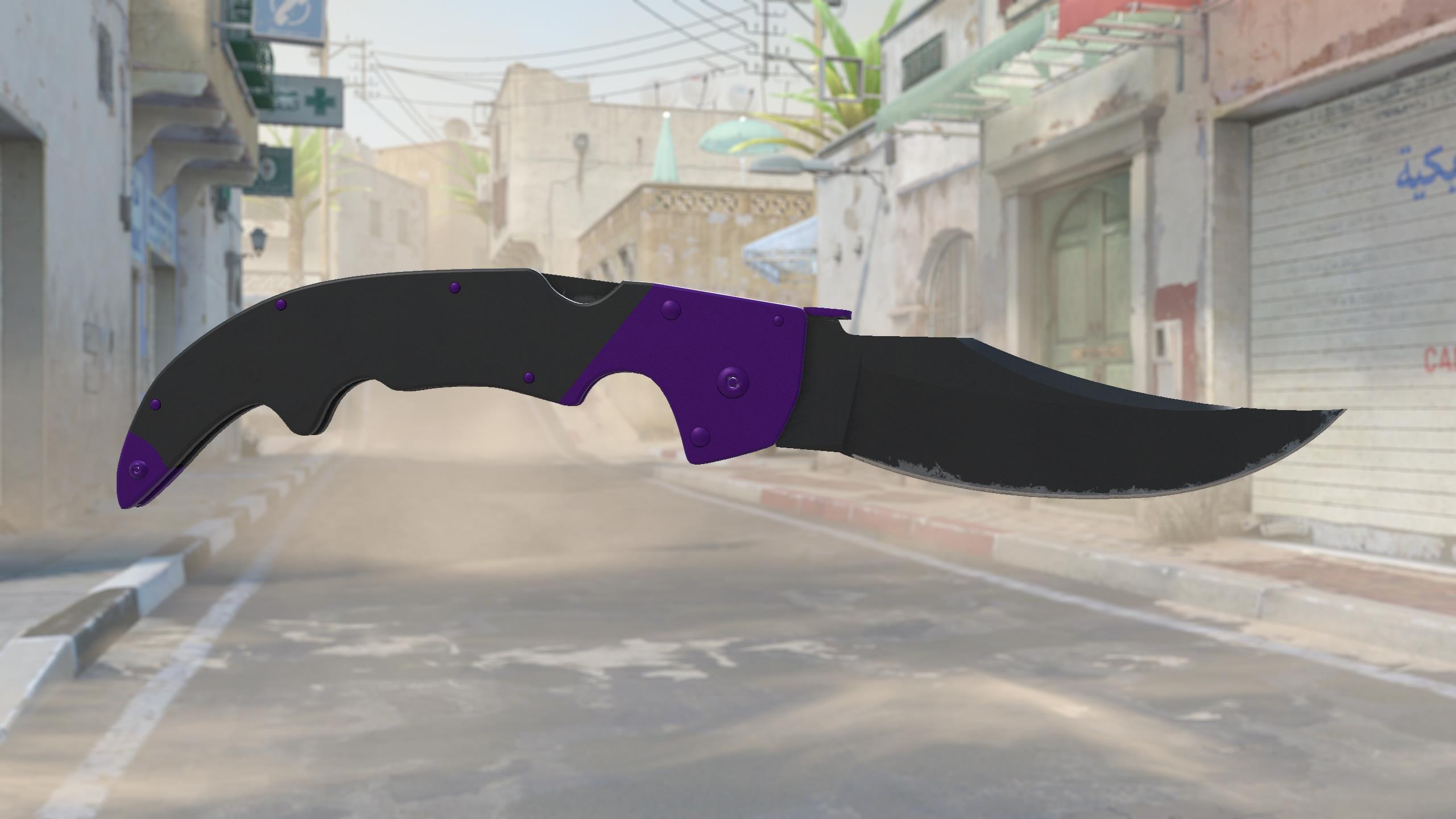 弯刀（★） | 致命紫罗兰 (略有磨损)