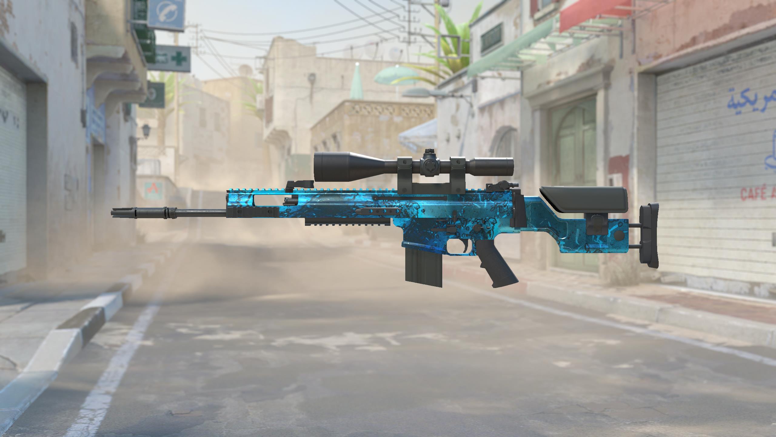 SCAR-20 | 蓝洞 (崭新出厂)