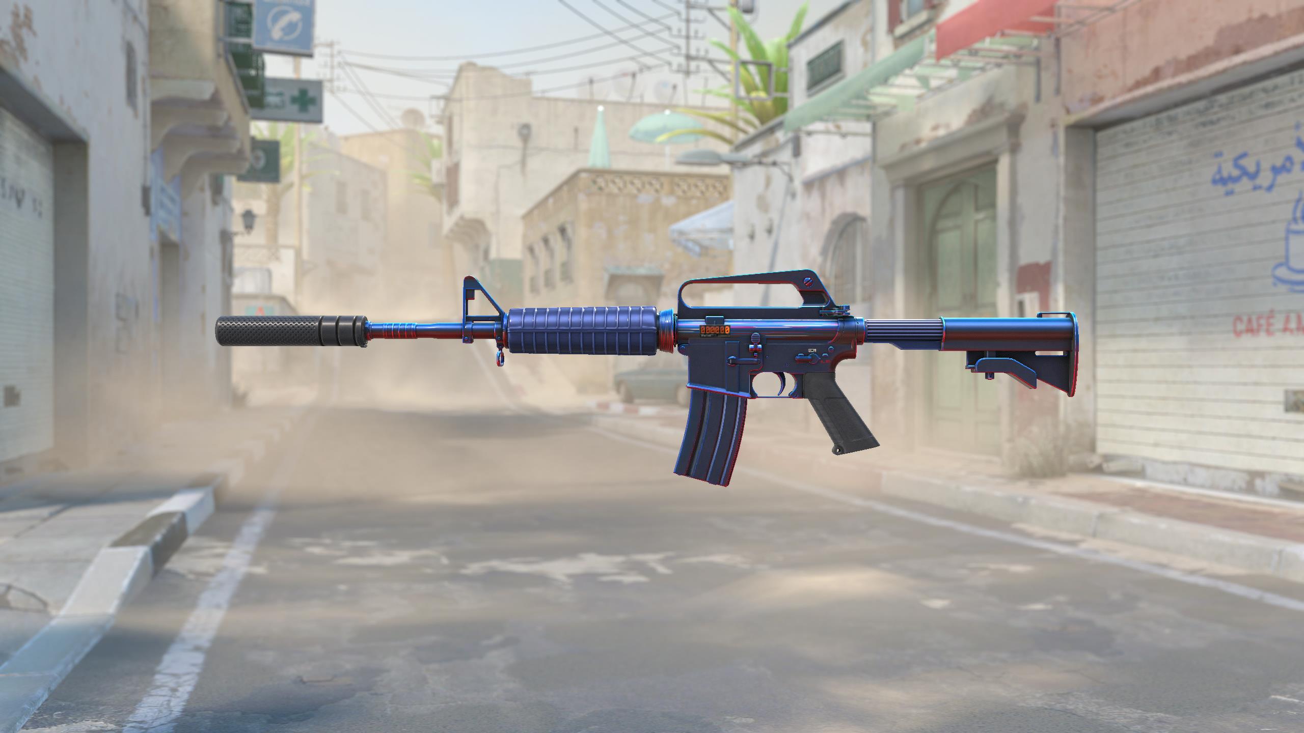 M4A1消音版（StatTrak™） | 液化 (略有磨损)