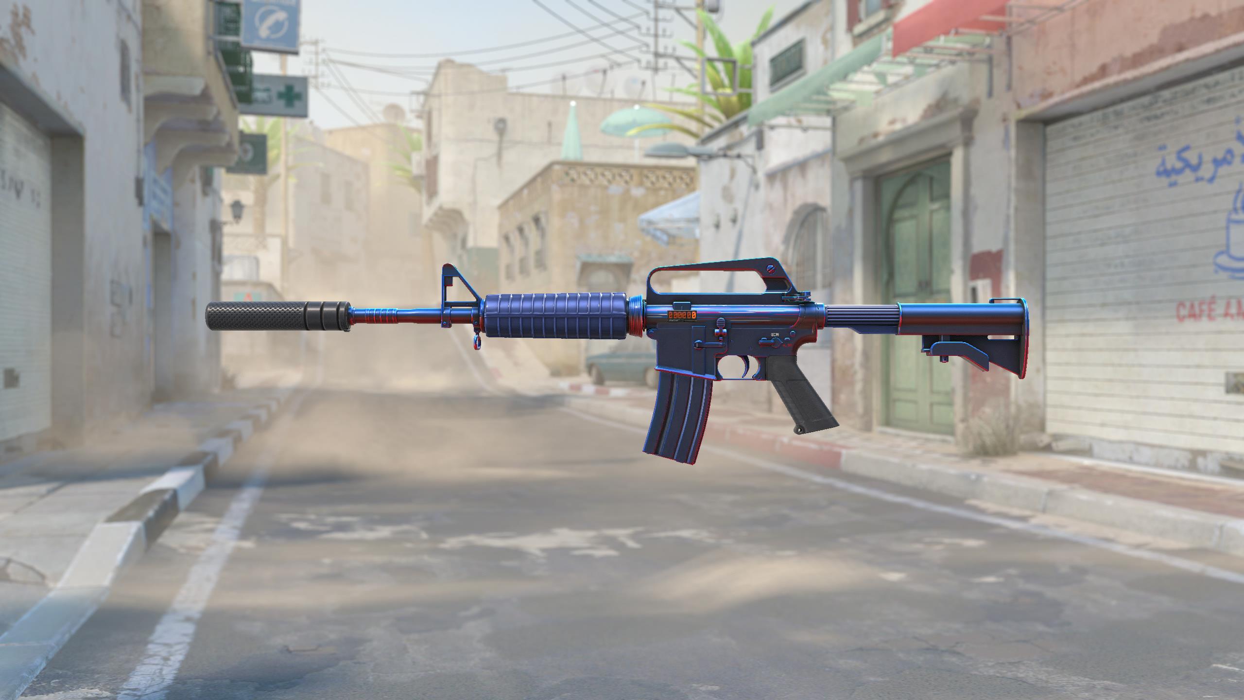 M4A1消音版（StatTrak™） | 液化 (略有磨损)