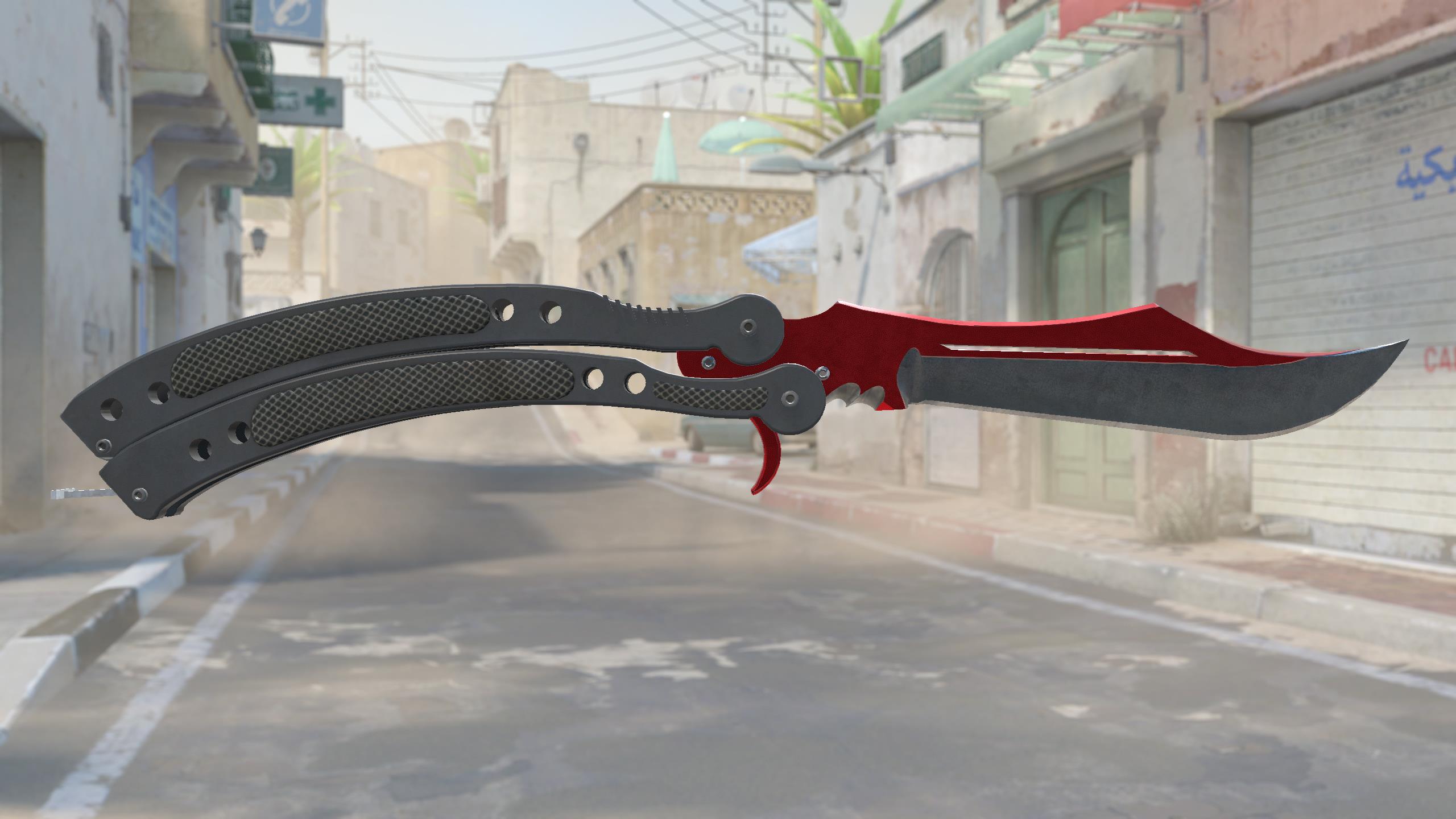 蝴蝶刀（★ StatTrak™） | 自动化 (久经沙场)