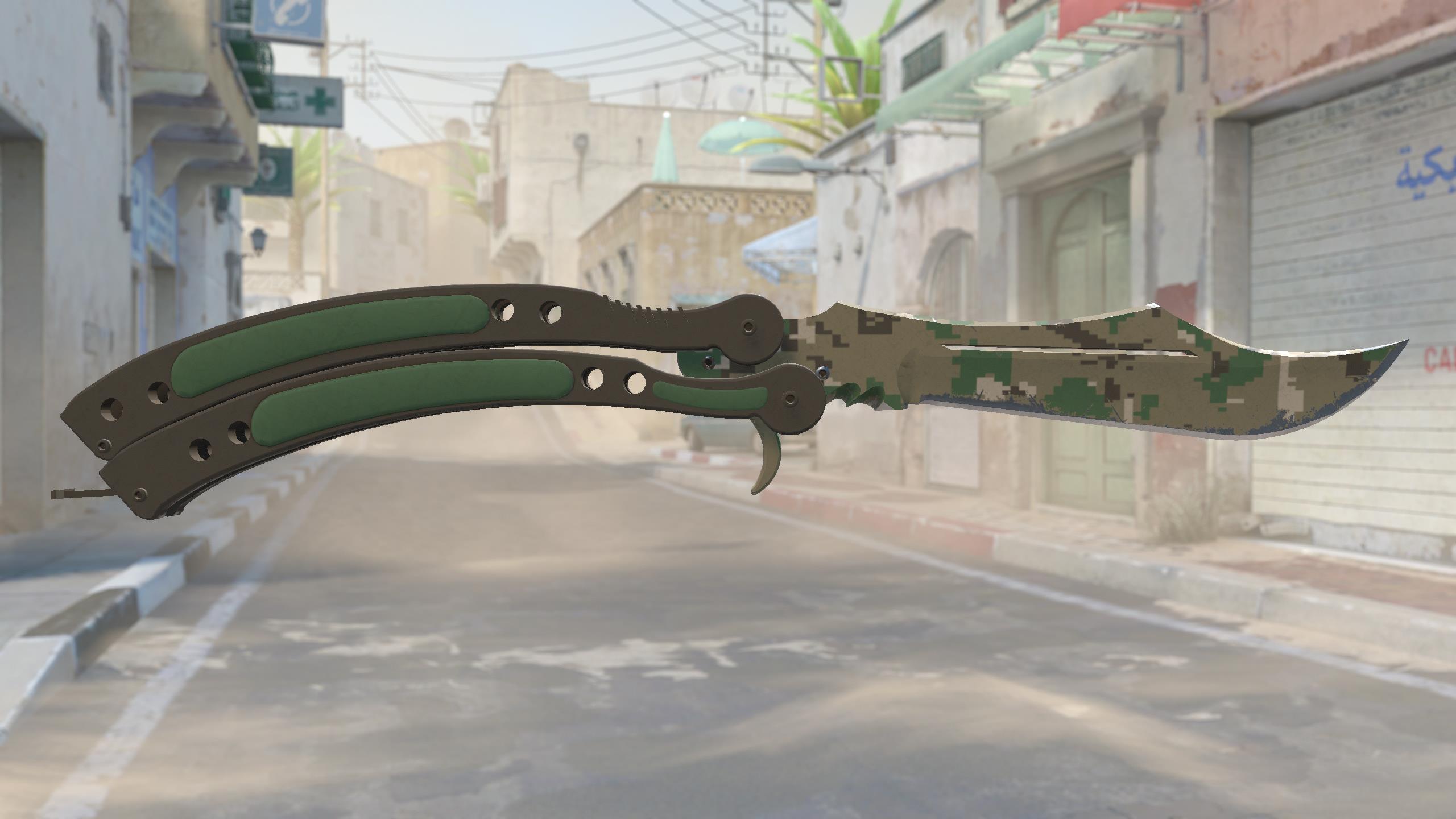 蝴蝶刀（★） | 森林 DDPAT (久经沙场)