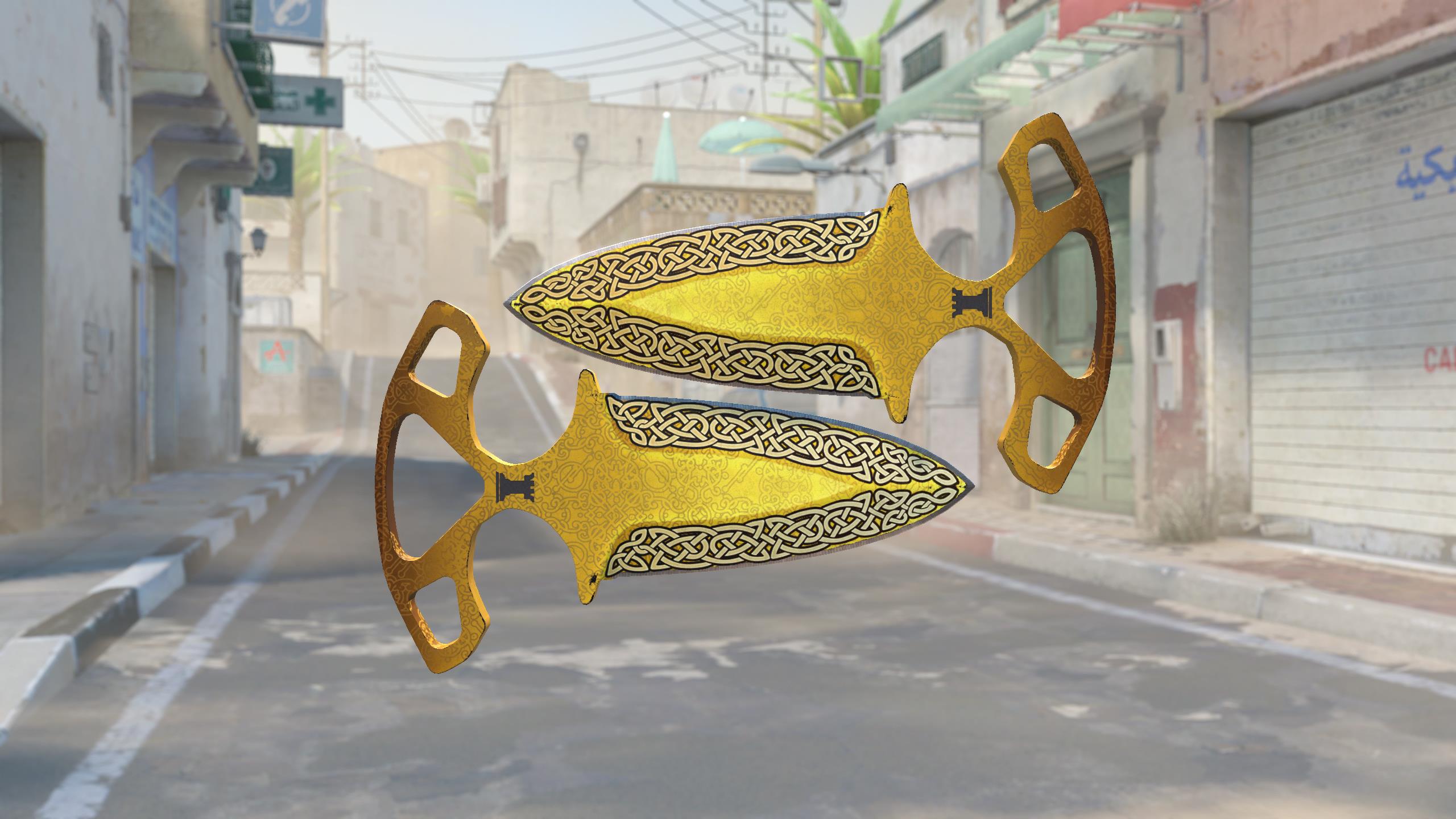 暗影双匕（★ StatTrak™） | 传说 (破损不堪)