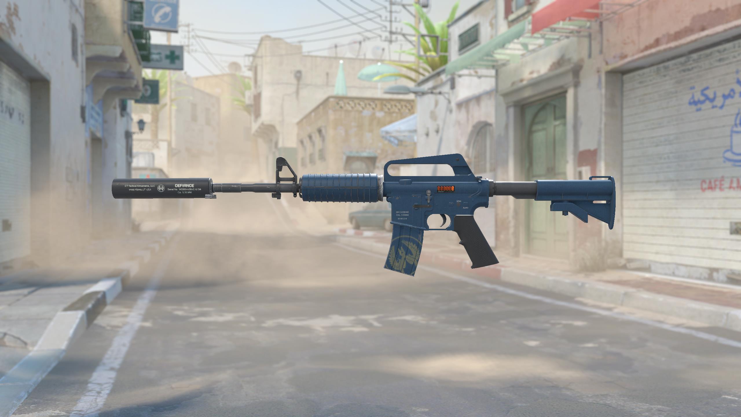 M4A1消音版（StatTrak™） | 守护者 (略有磨损)